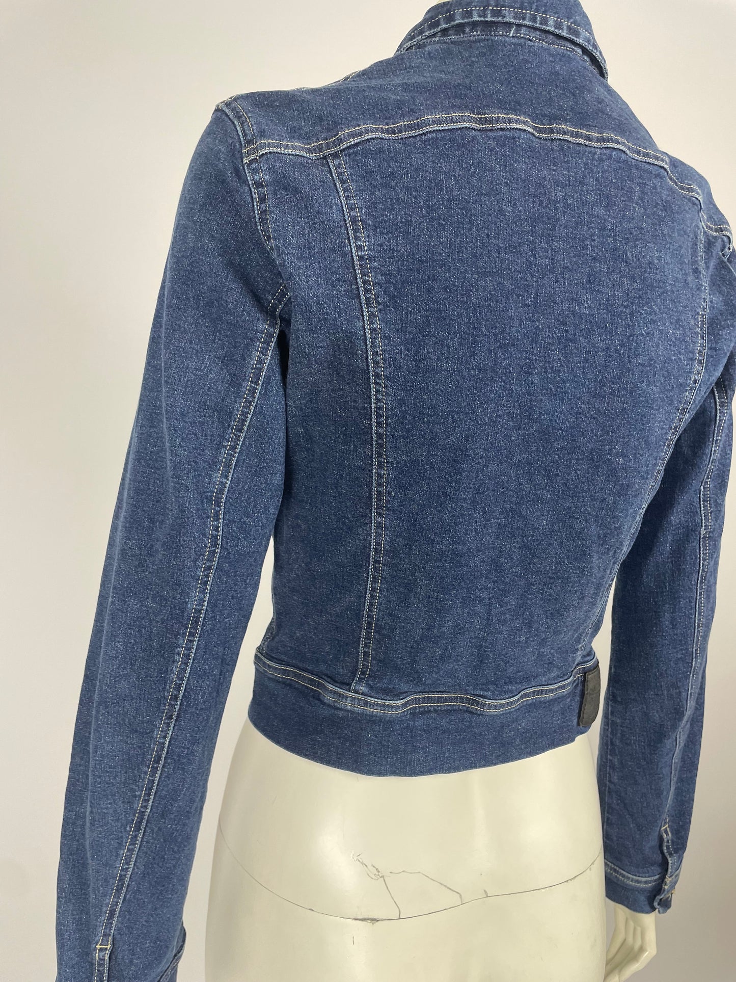 Plein Sud F/W 2000 Elastic jean jacket