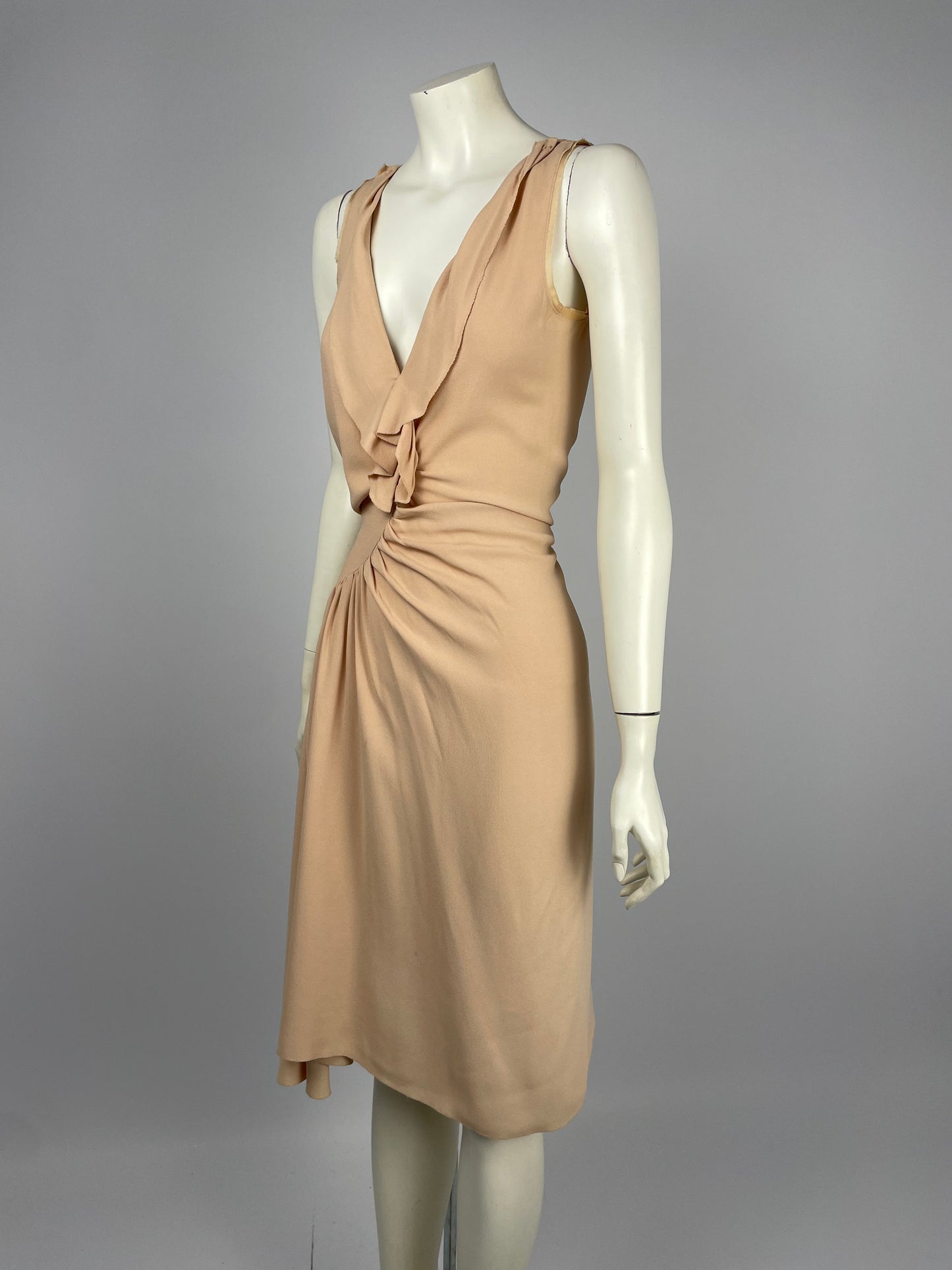 Prada S/S 2007 pink maxi dress.