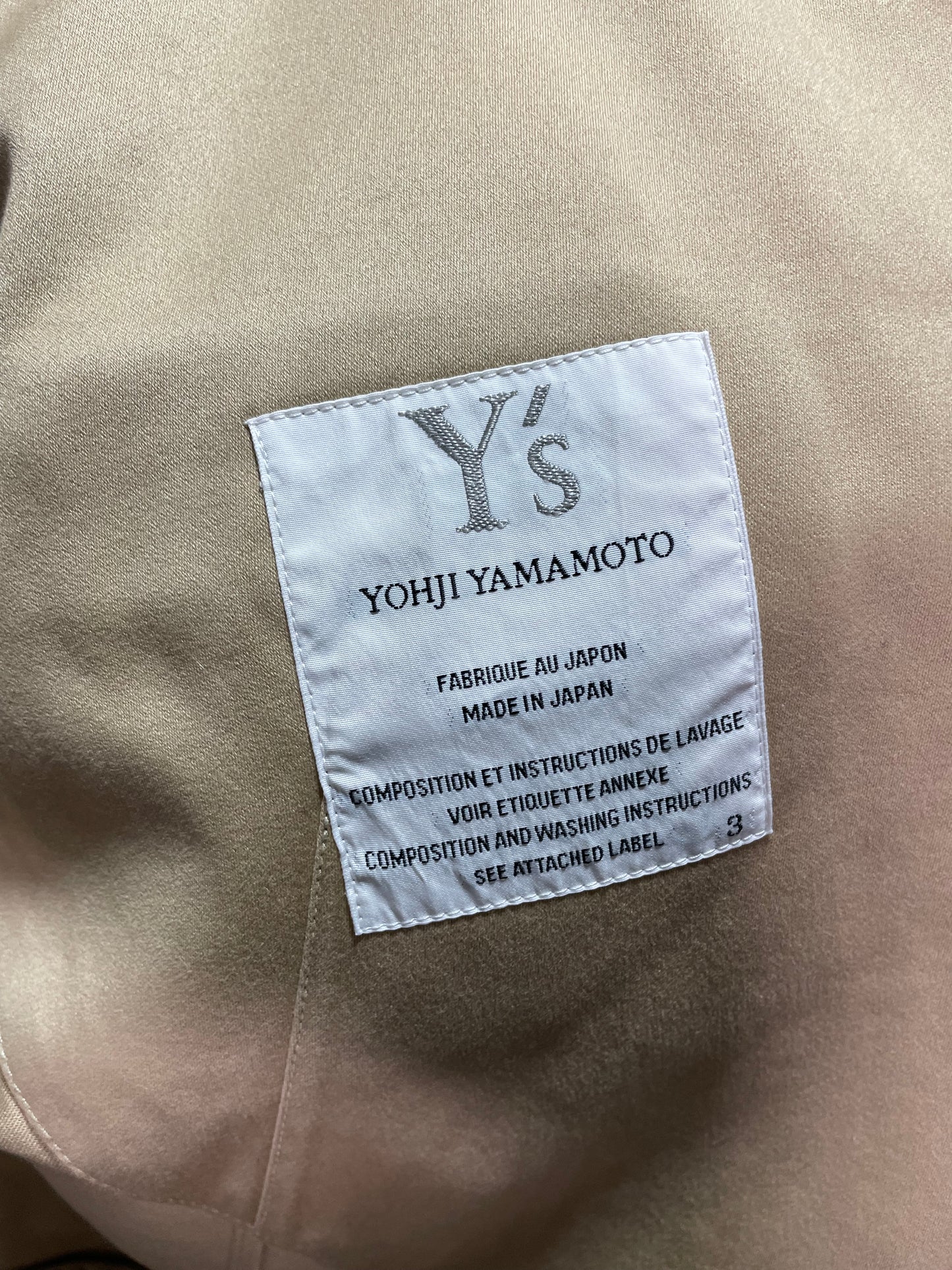 Yohji Yamamoto Asymmetric Coat (L)