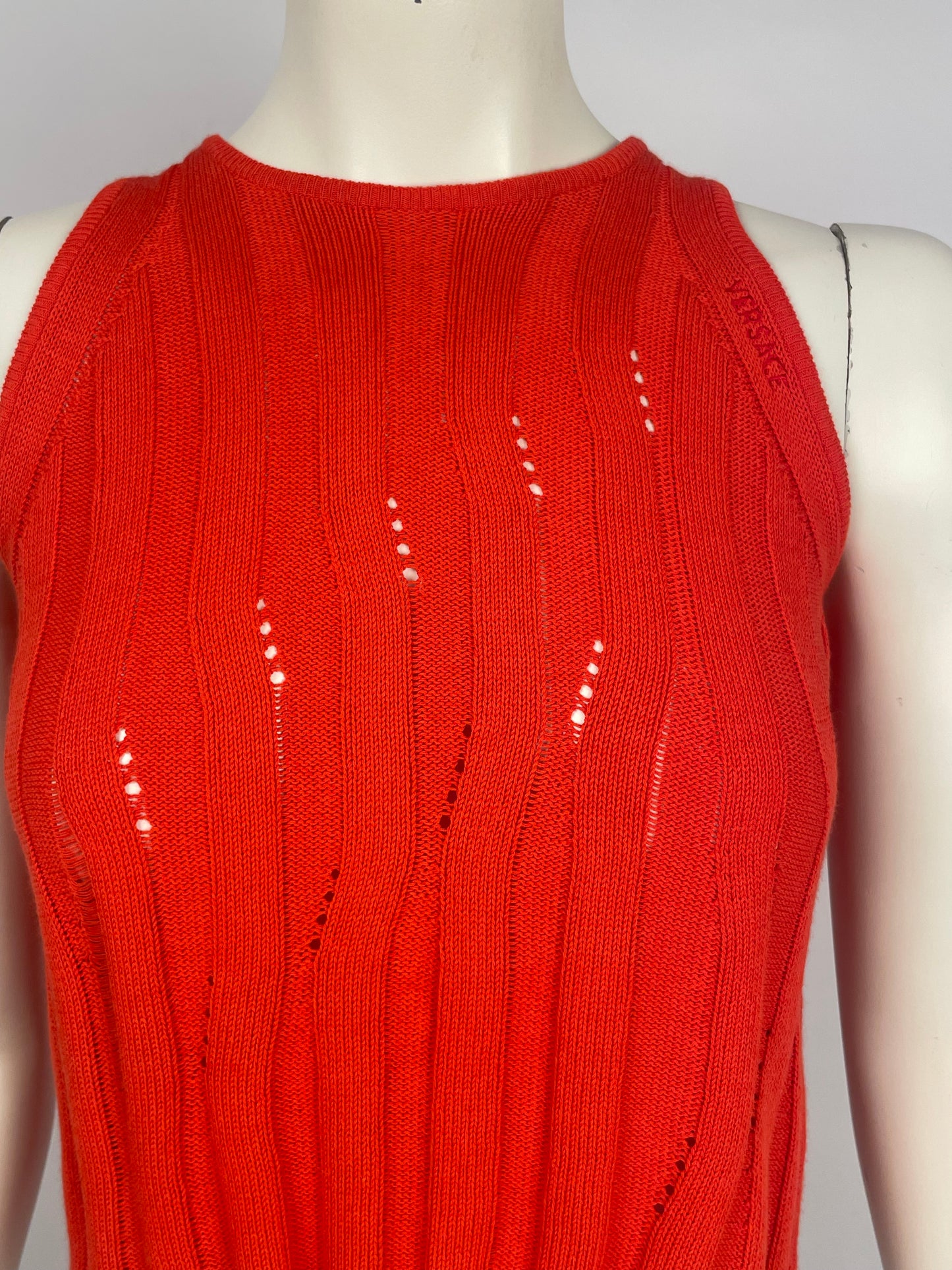 Gianni Versace 2000’s red twin set