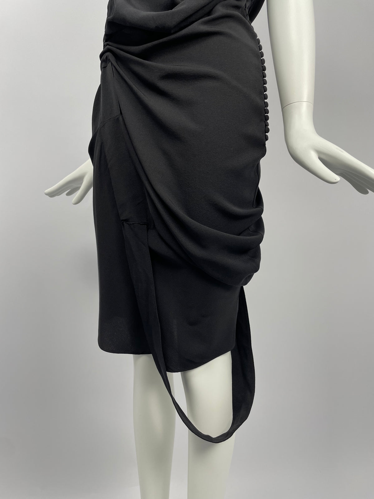 Dior by John Galliano F/W 2006 Asymmetrical Silk Dress