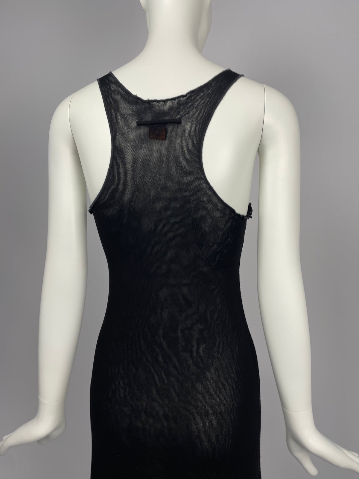 Jean Paul Gaultier maxi mesh dress