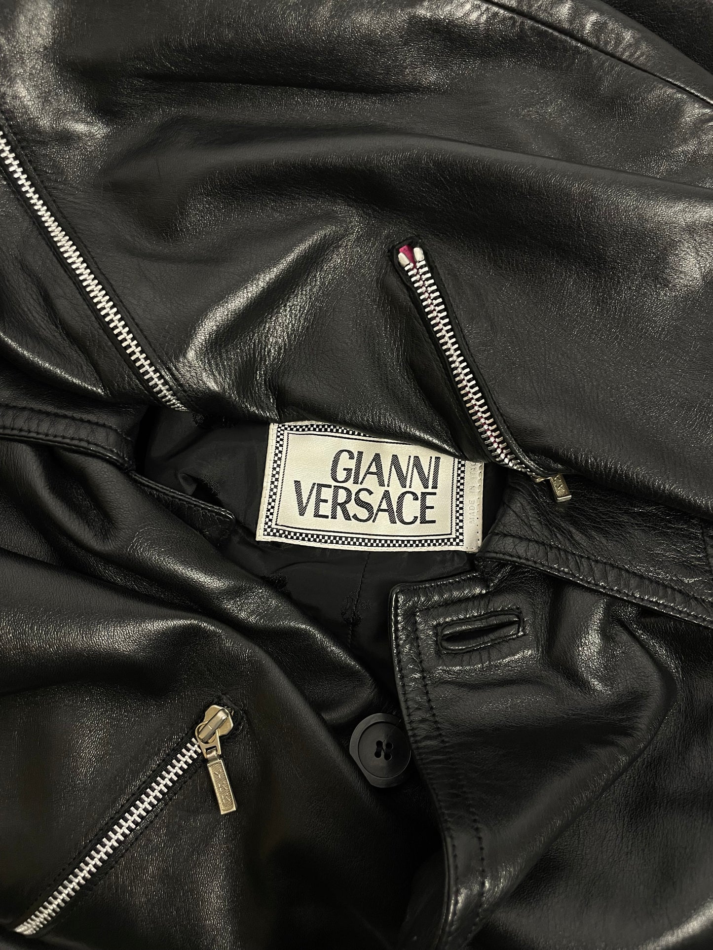 Gianni Versace Man F/W 1998 Soft Leather Coat