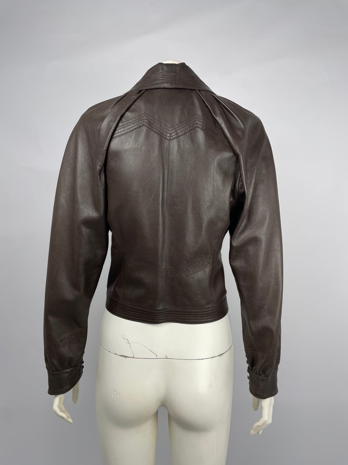 Dior by John Galliano F/W 2002 leather jacket.