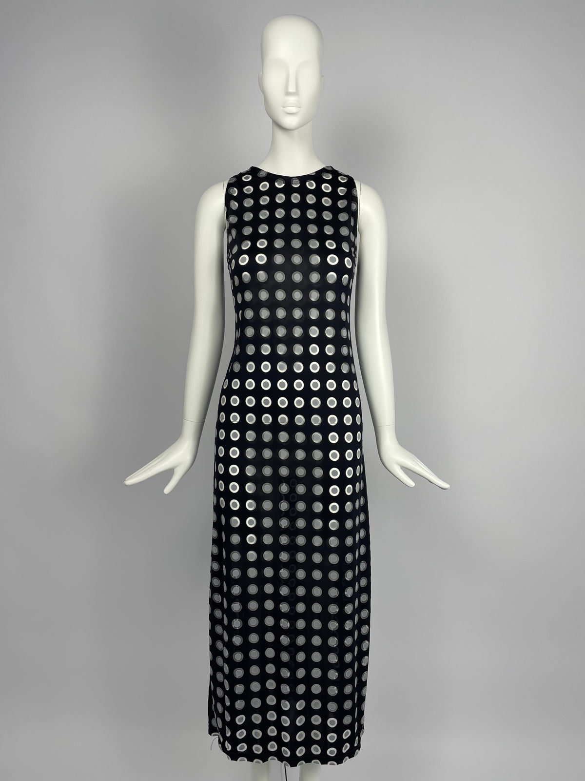 Gianni Versace 1990's Polka Dots maxi dress