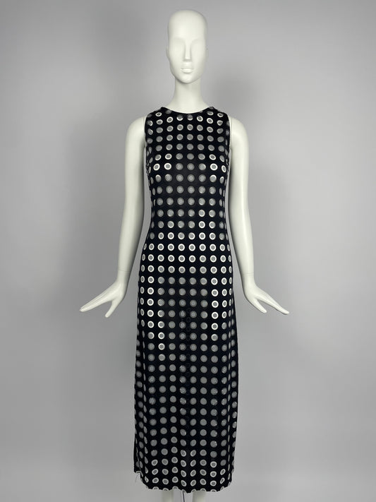 Gianni Versace 1990's Polka Dots maxi dress