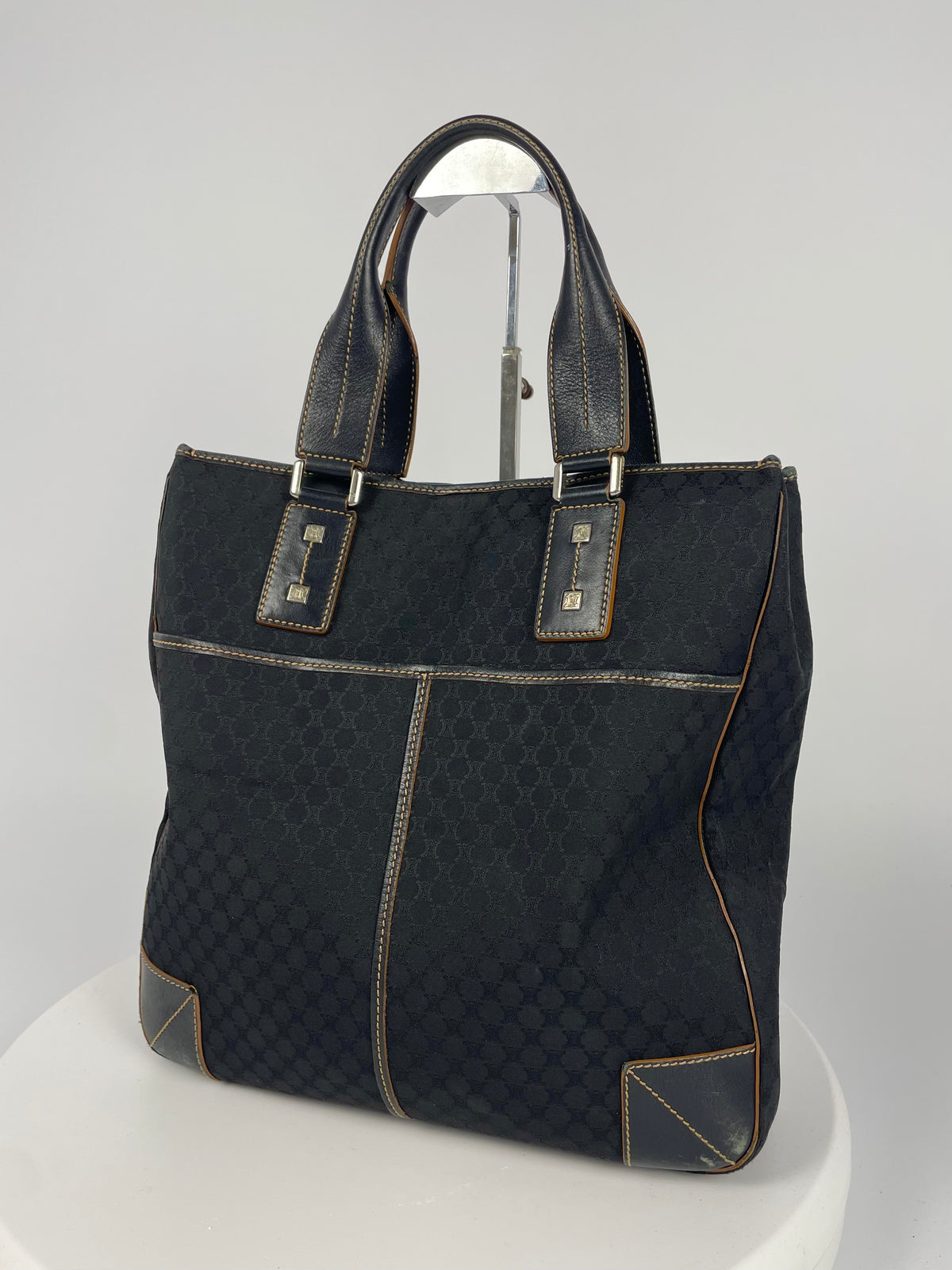 Celine 2010's logo print handbag