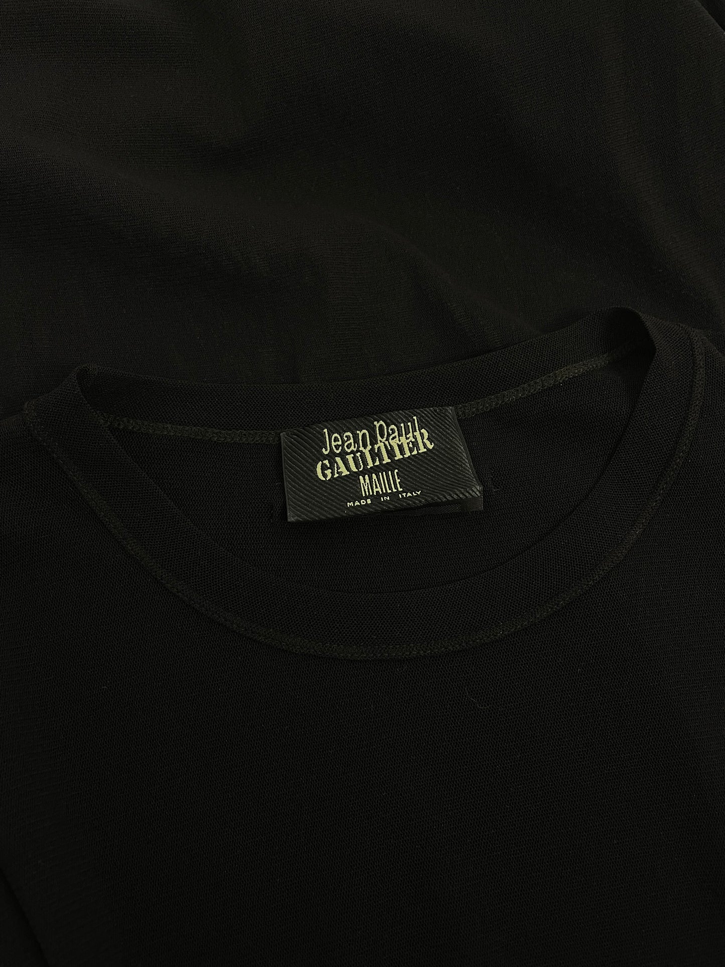 Jean Paul Gaultier 1990’s Fringes mesh maxi dress.
