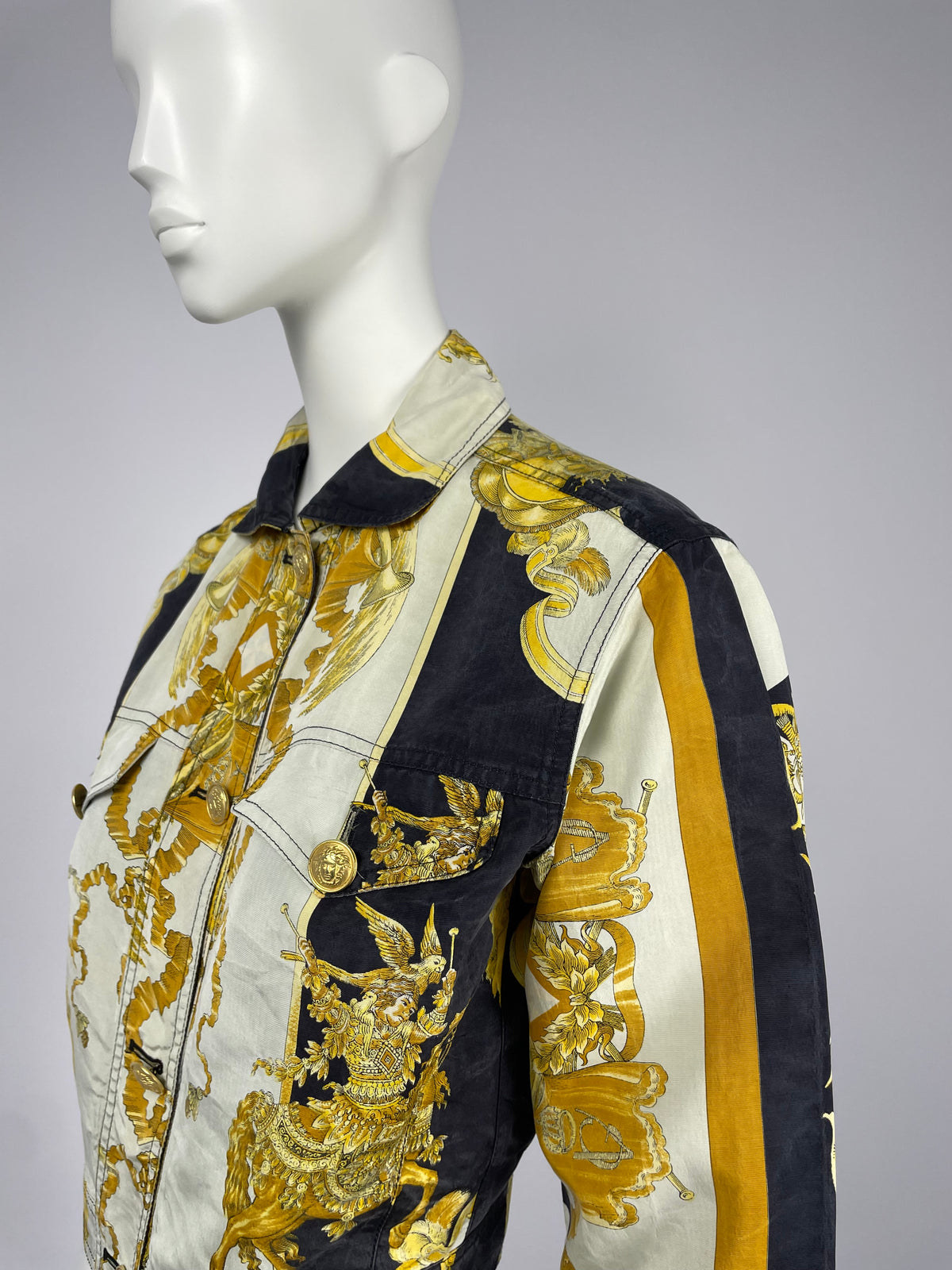 Gianni Versace S/S 1992 Barroque print jacket
