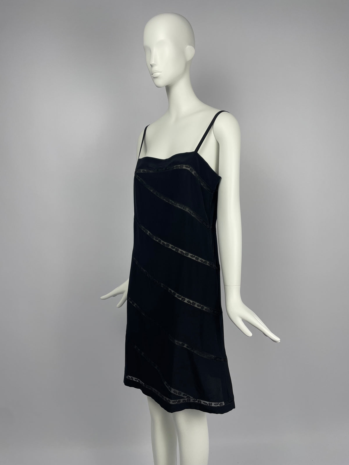 Chanel by Karl Lagerfeld S/S 1998 Bias cut sheath dress
