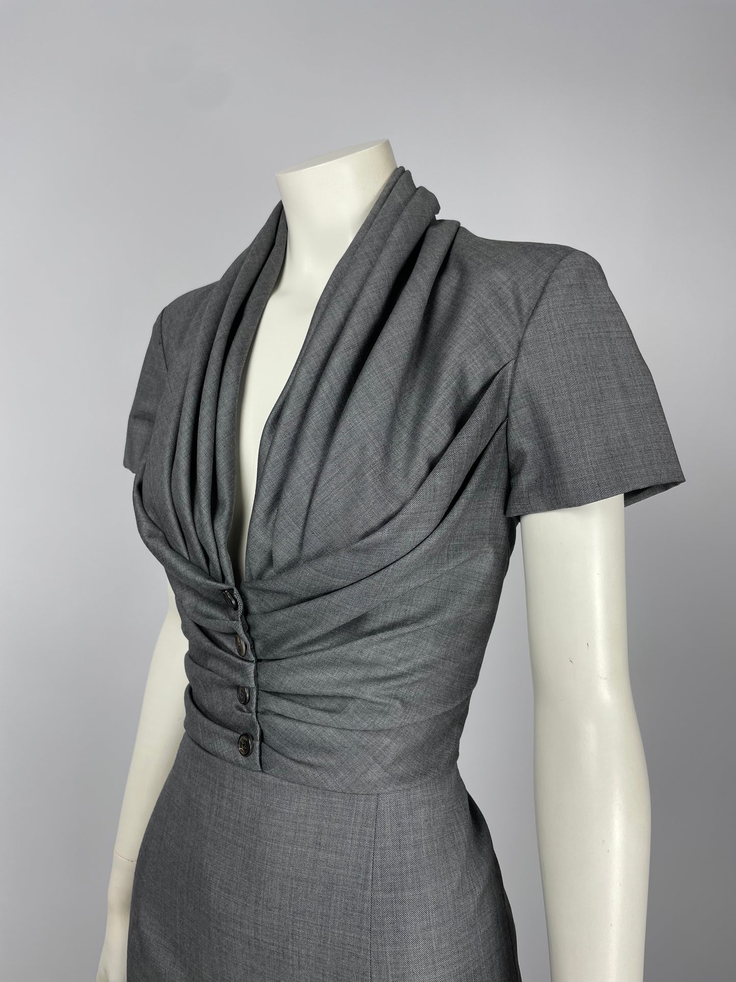 Christian Dior F/W 2009 by John Galliano Gathered dress