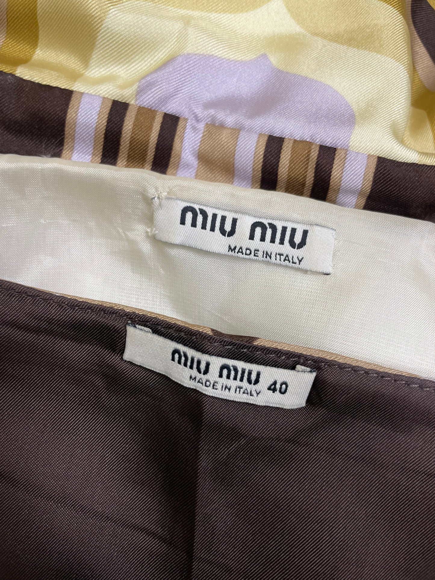 Miu Miu S/S 2005 Silk Set (S)