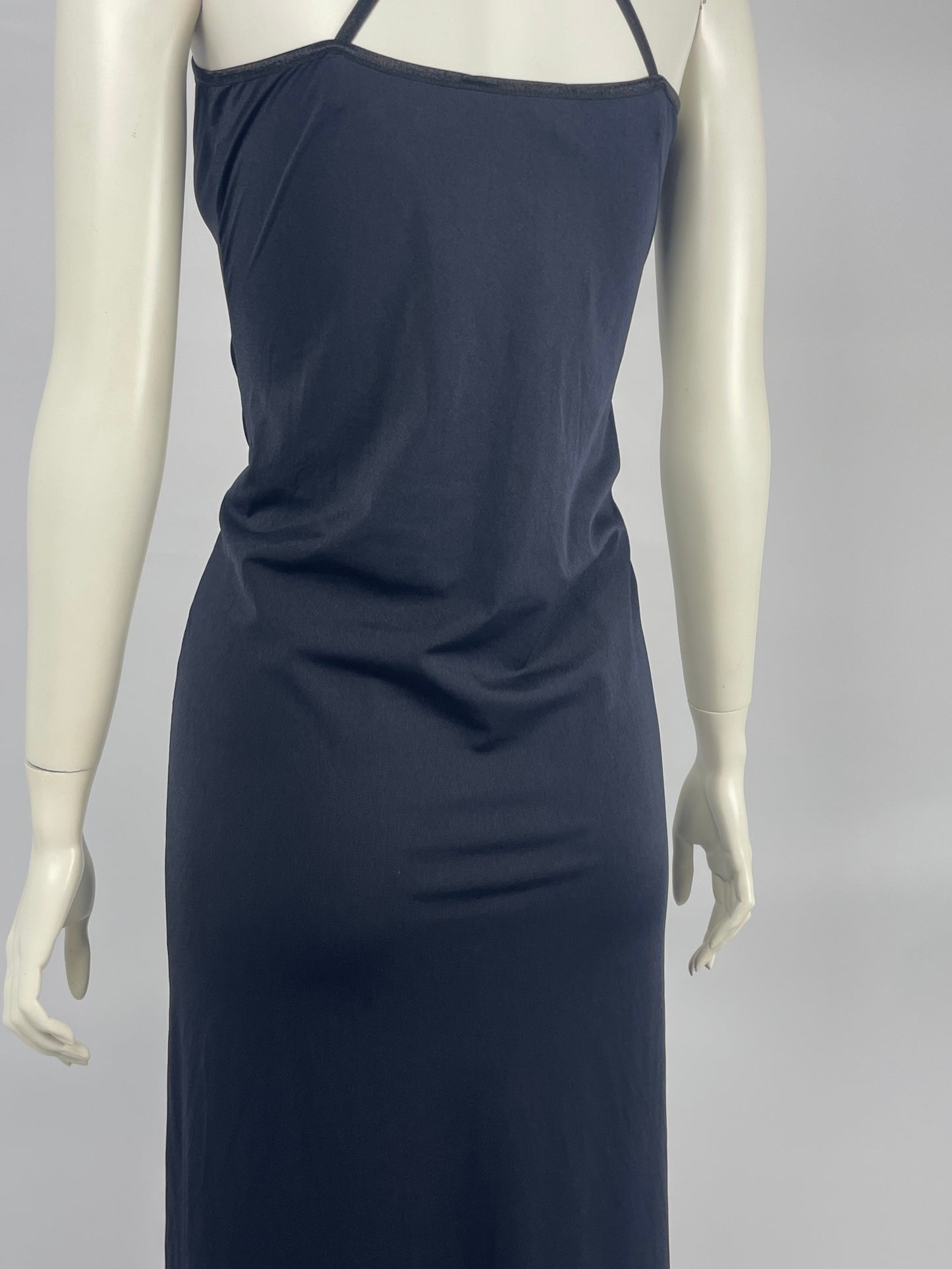 Blumarine 2000’s wide neckline gown