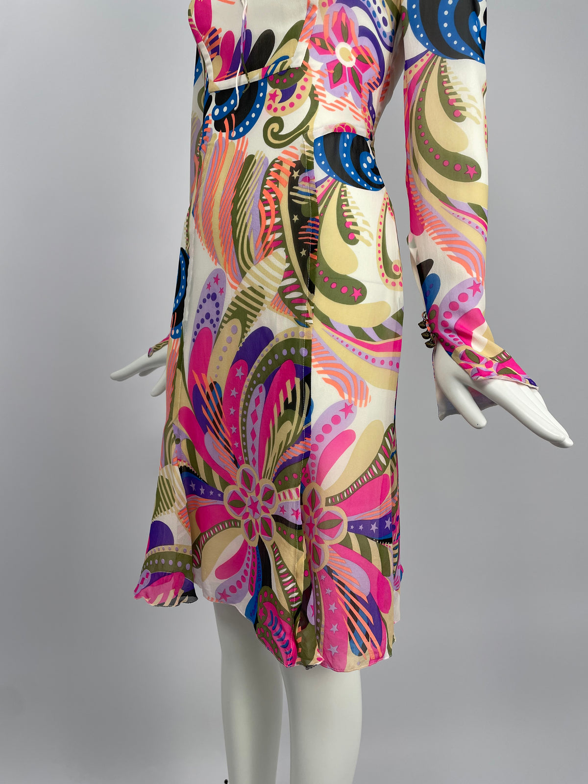Gianni Versace Couture F/W 2002 Silk Dress