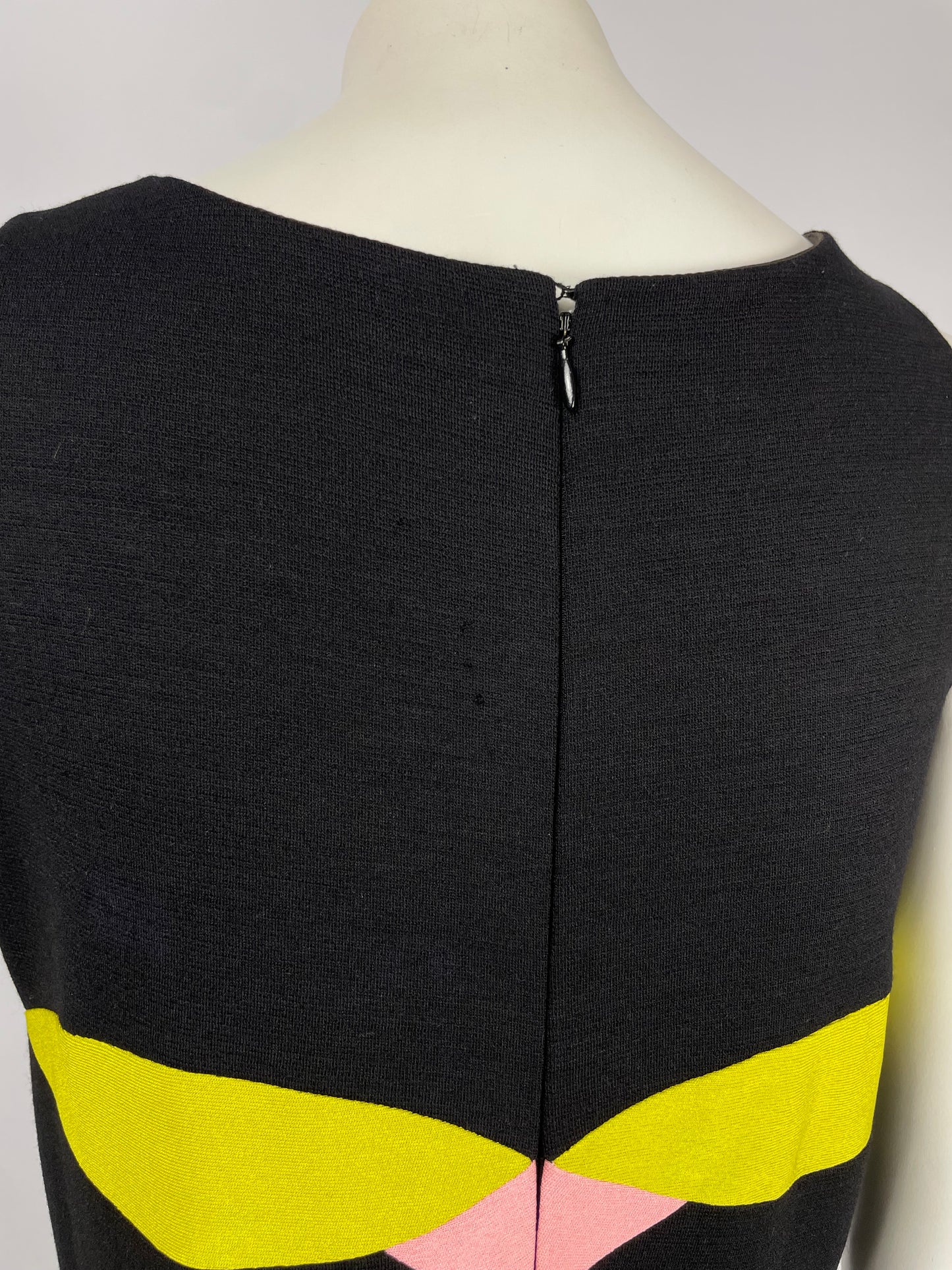 Gianni Versace F/W 1997 Color Block Dress.