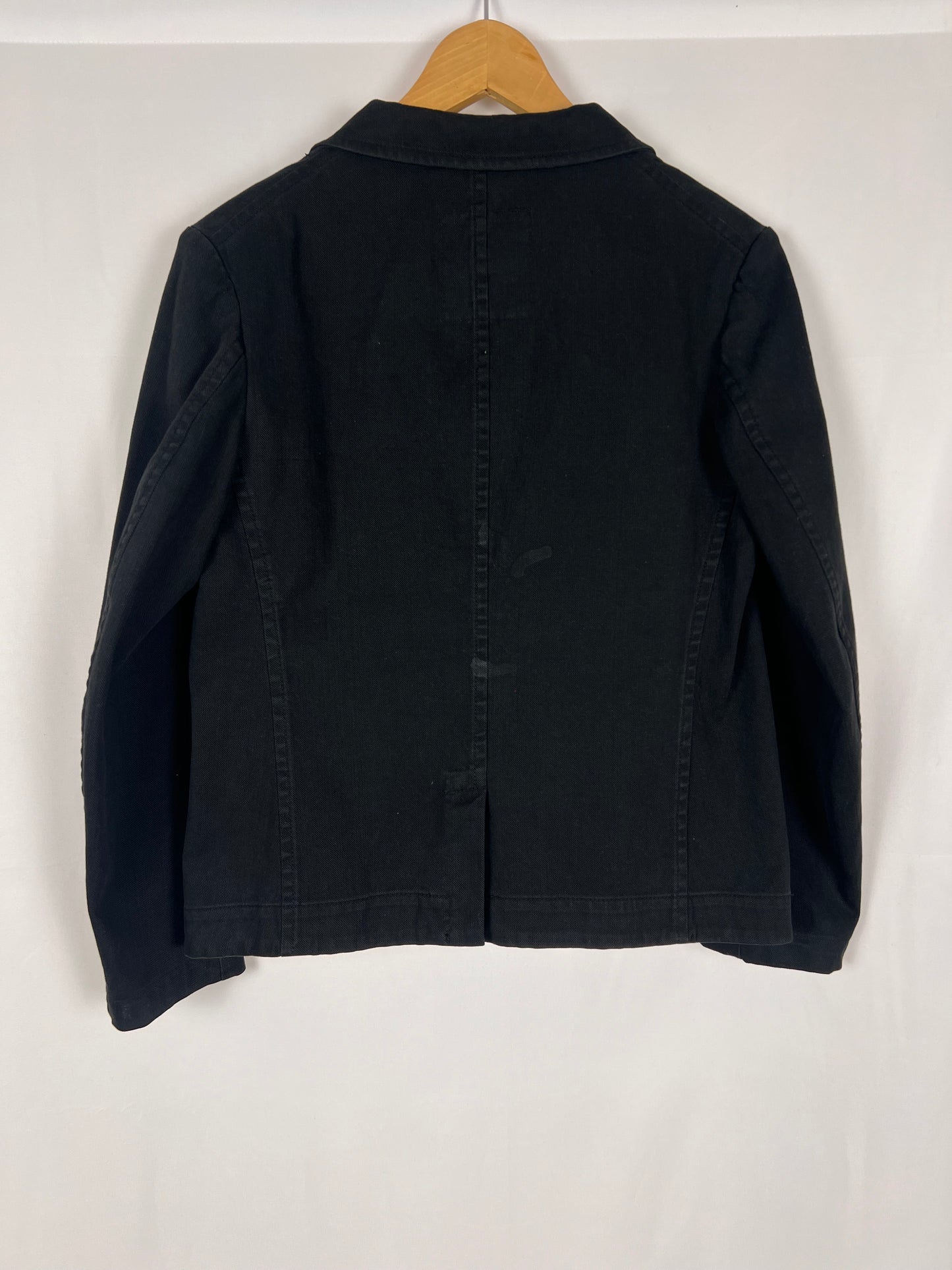 Yohji Yamamoto plain Cotton blazer (M)