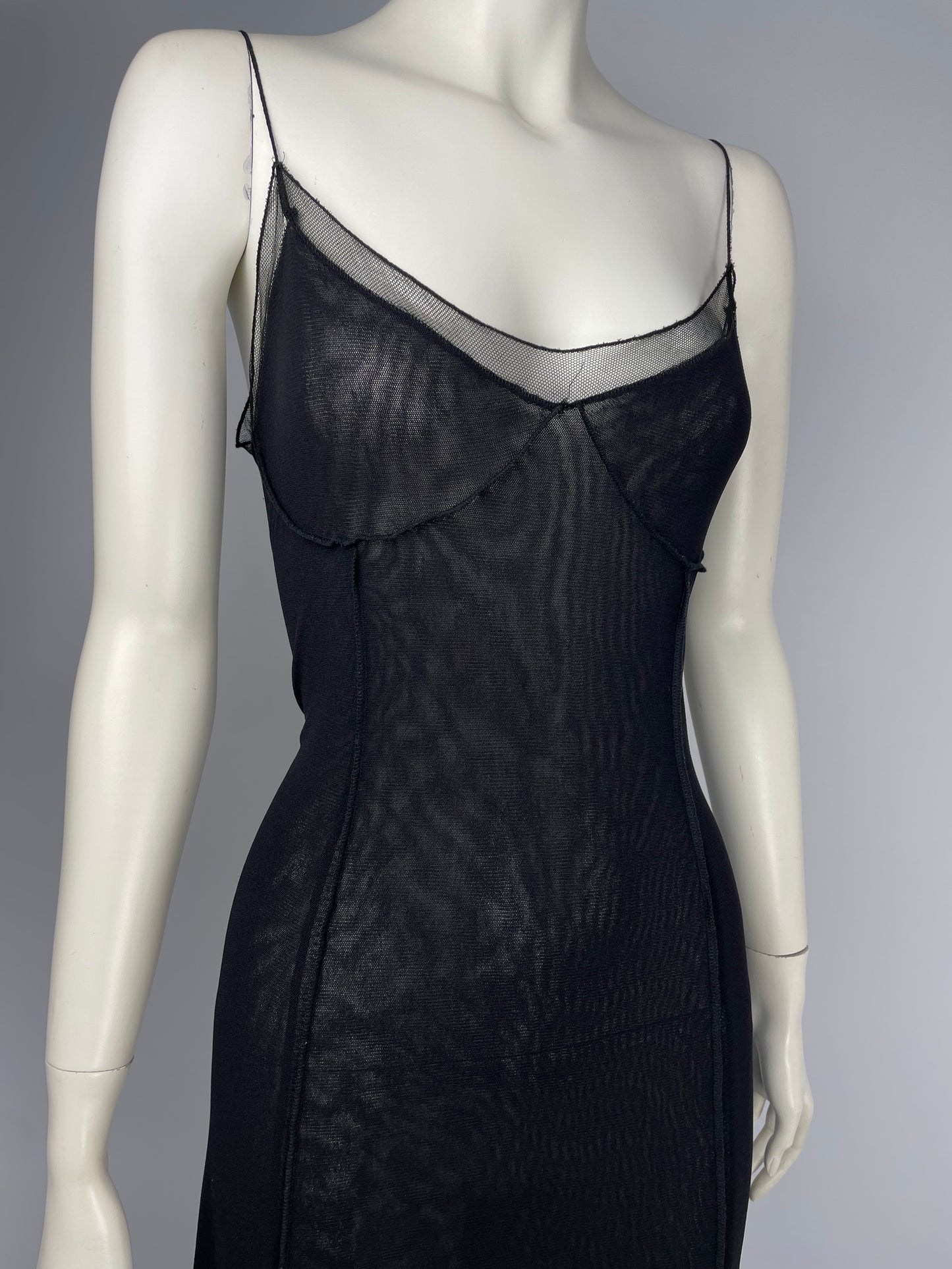 Jean Paul Gaultier 1990’s mesh maxi dress