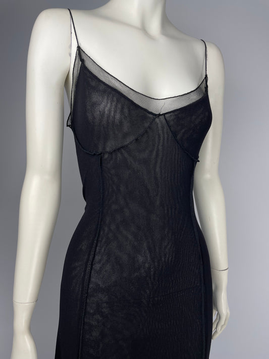 Jean Paul Gaultier 1990’s mesh maxi dress