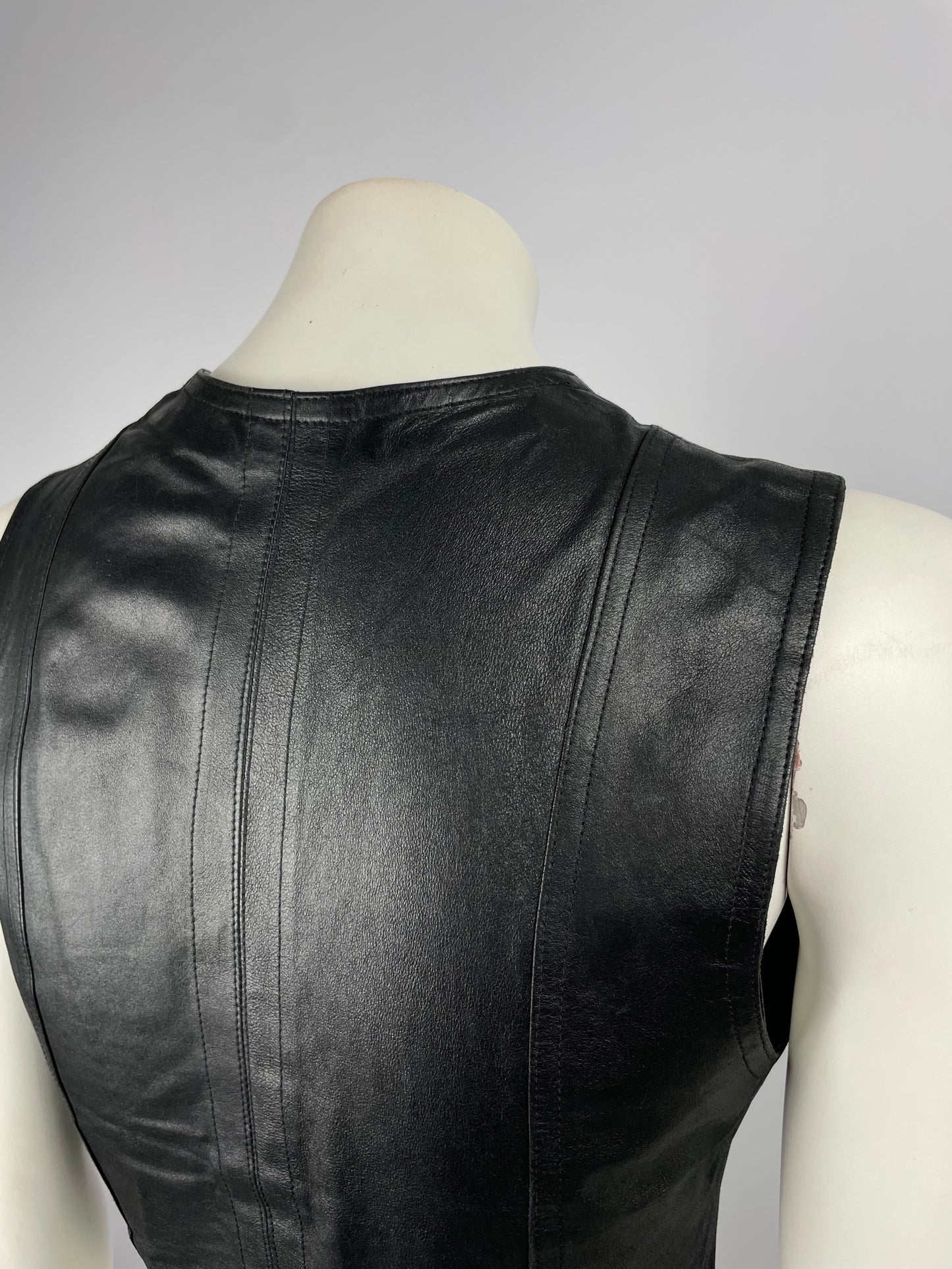 Plein Sud F/W 2002 Leather Vest
