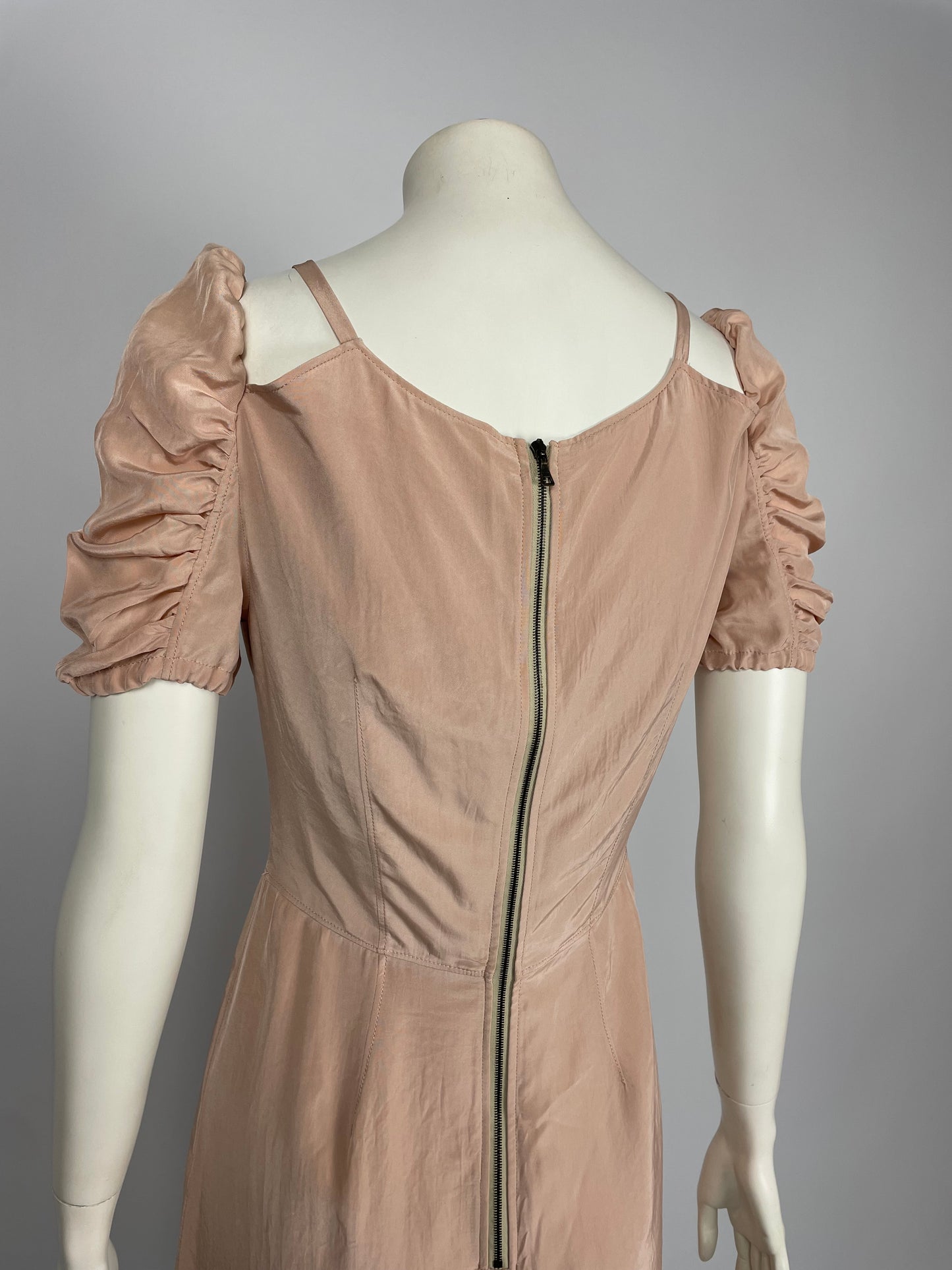 Prada 2007 Gathered ruffle dress.