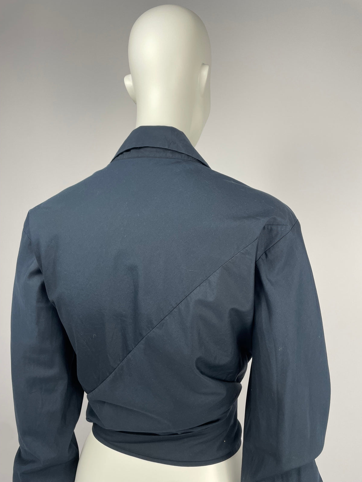 Gucci by Tom Ford S/S 2001 tie blouse