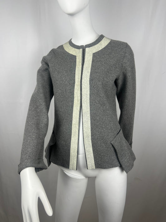 Marithé + François Girbaud Wool Hook Closure Jacket (38F)