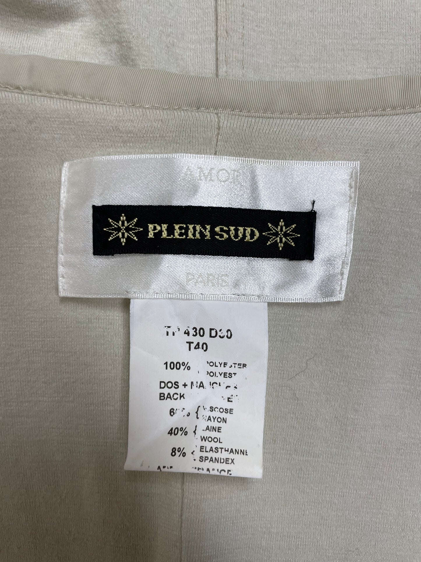 Plein Sud 1990’s Knit and Nylon Jacket (S)