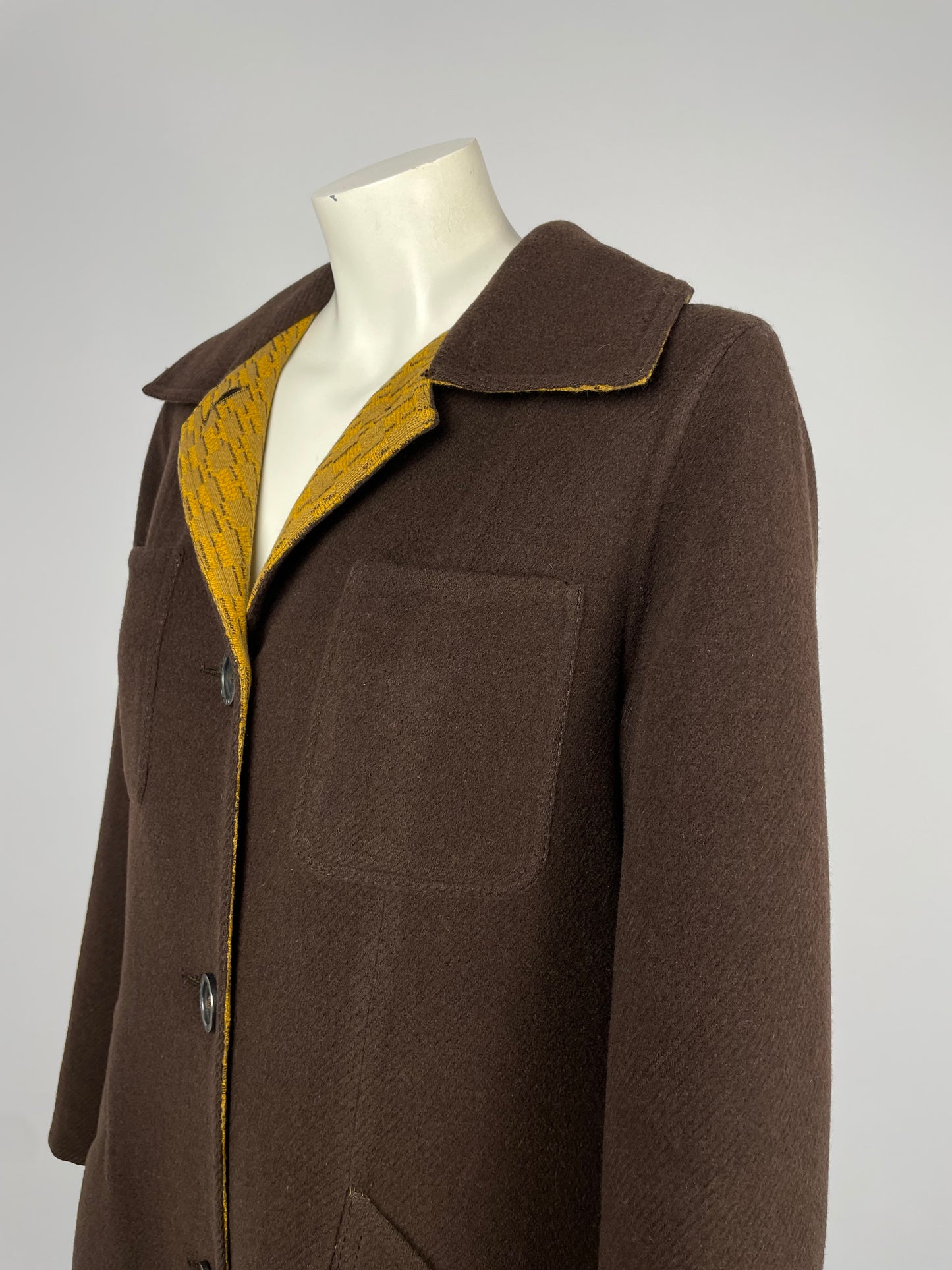 Hermès 1970’s Wool coat.