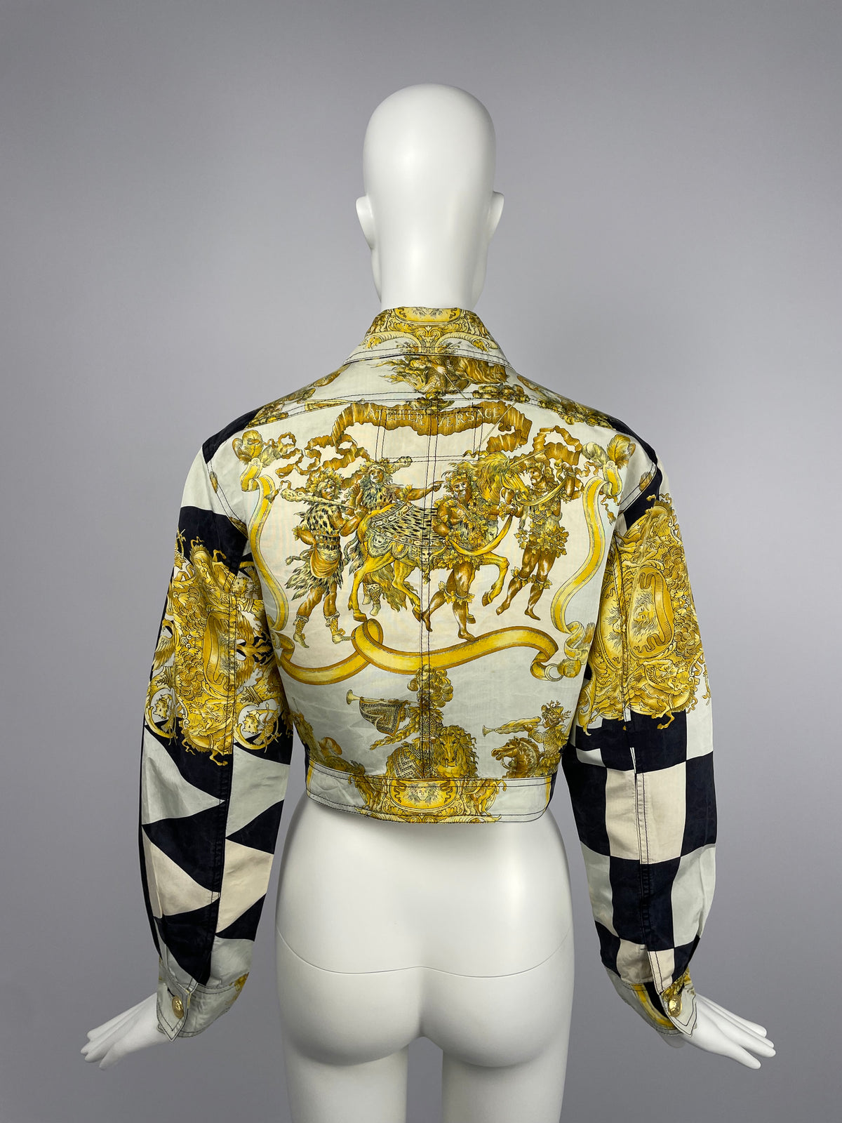 Gianni Versace S/S 1992 Barroque print jacket