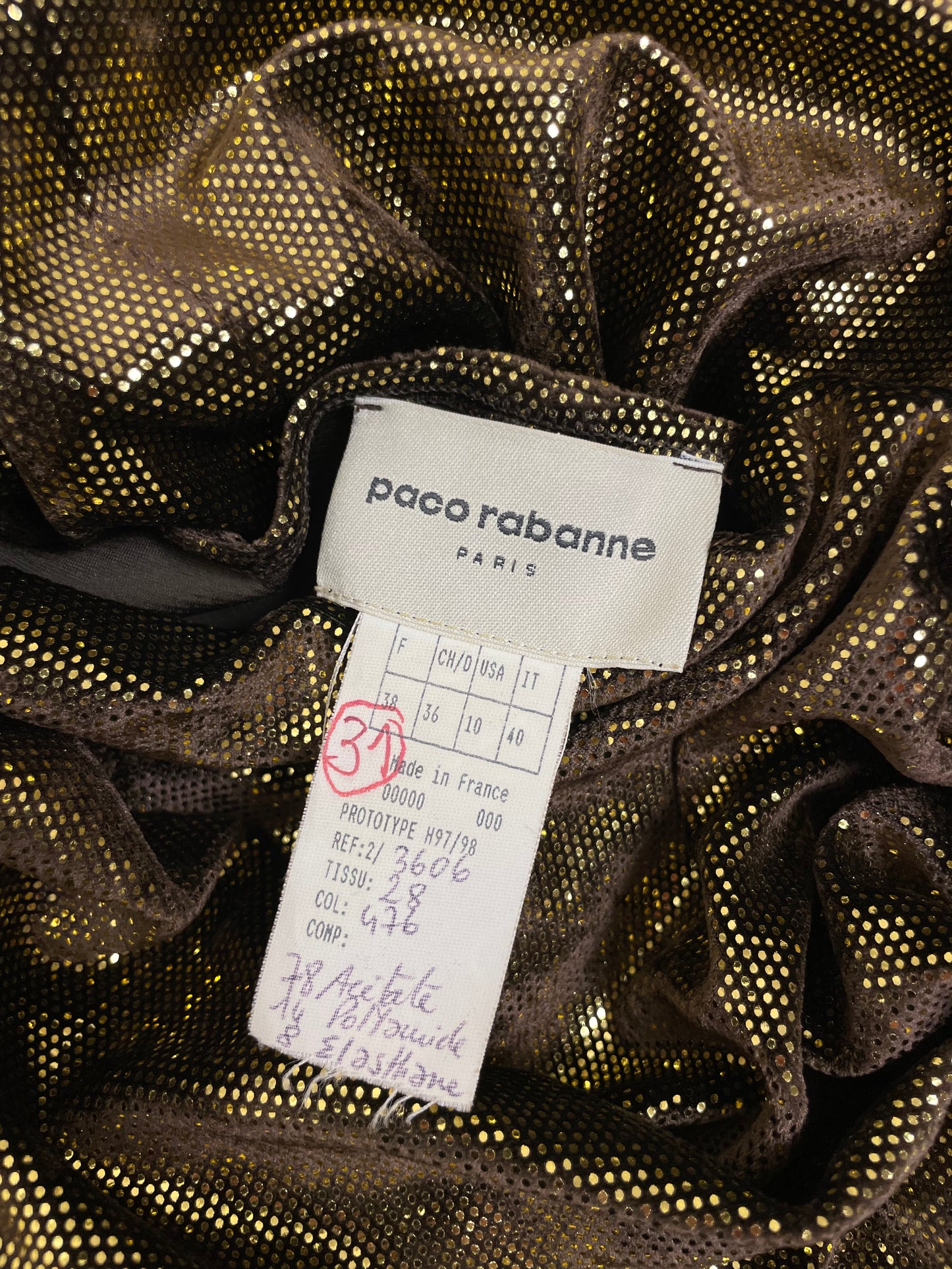 Paco Rabanne F/W 1997 Maxi Dress (S)