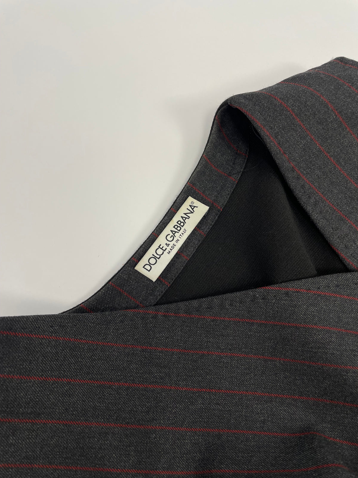 Dolce & Gabbana F/W 1997 Pinstripe wool vest