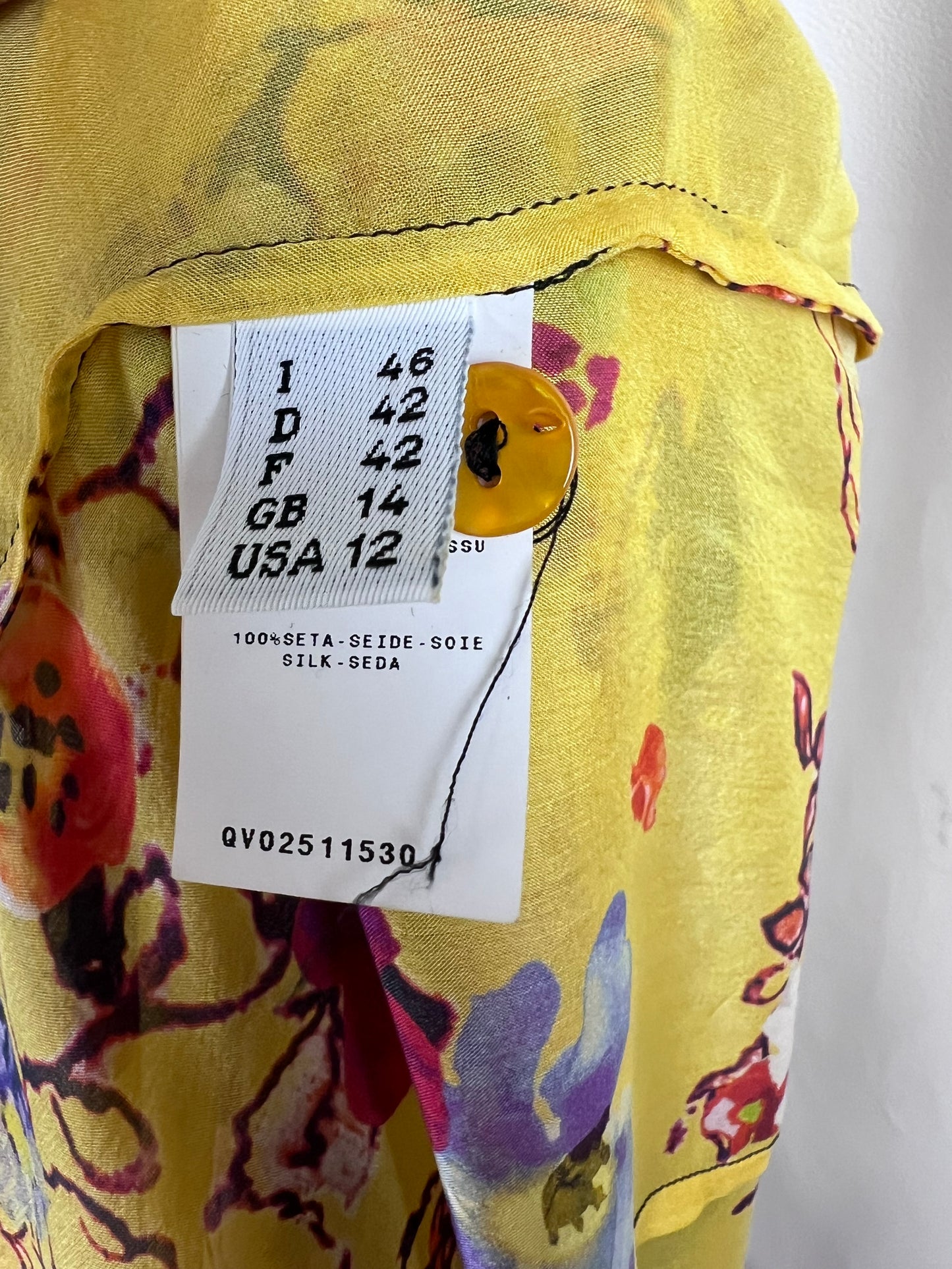Jean Paul Gaultier 1990’s silk florar foulard shirt (M)