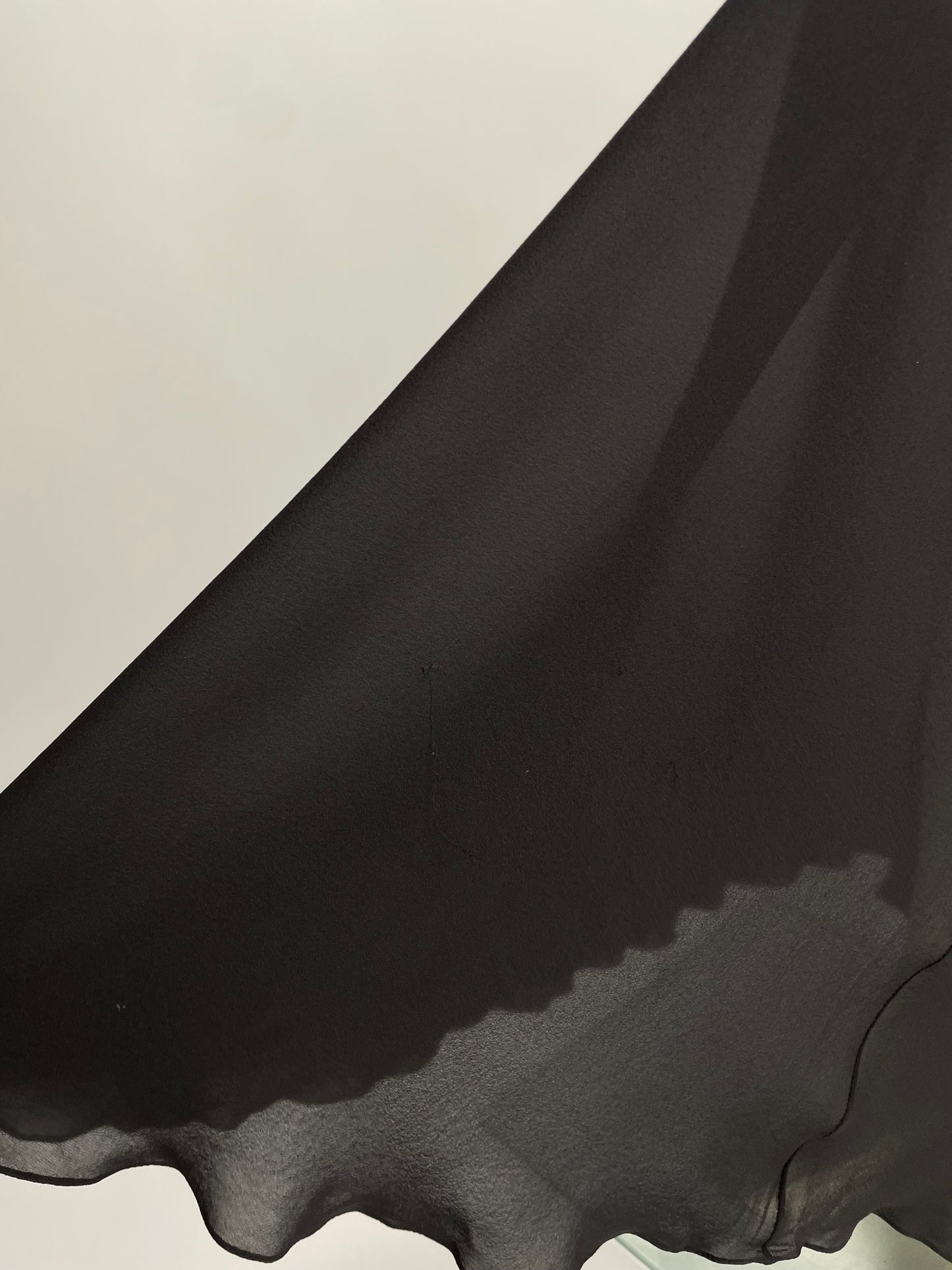 Christian Dior silk maxi slip dress.