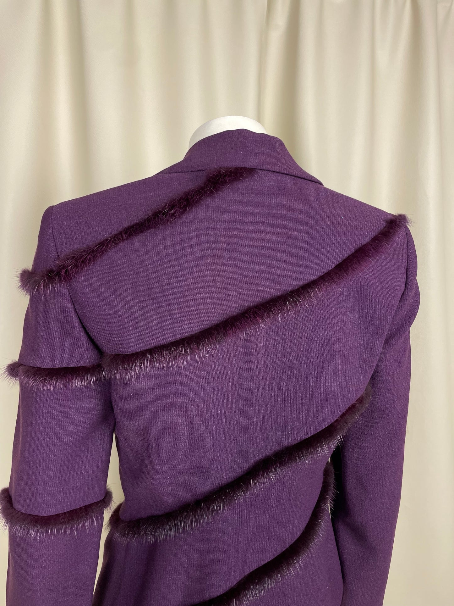 Gianni Versace Couture Fur Blazer