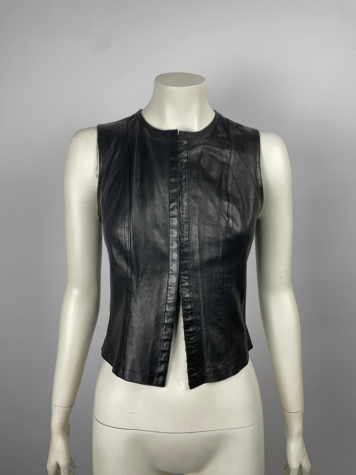 Plein Sud F/W 2002 Leather Vest