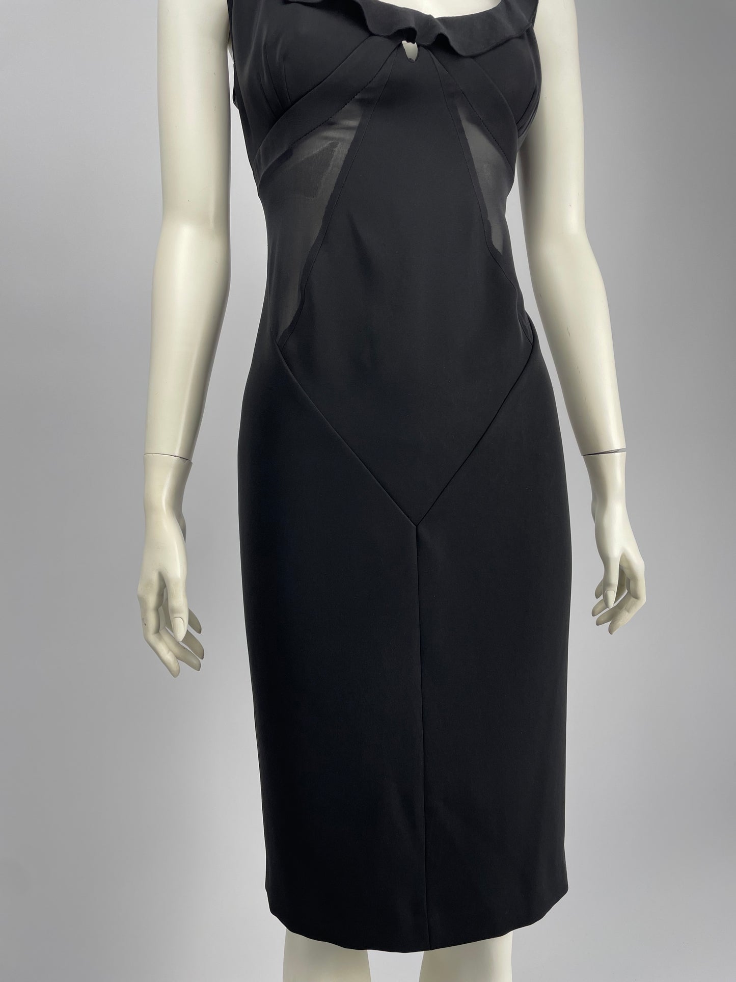 Blumarine 2000’s wide neckline dress