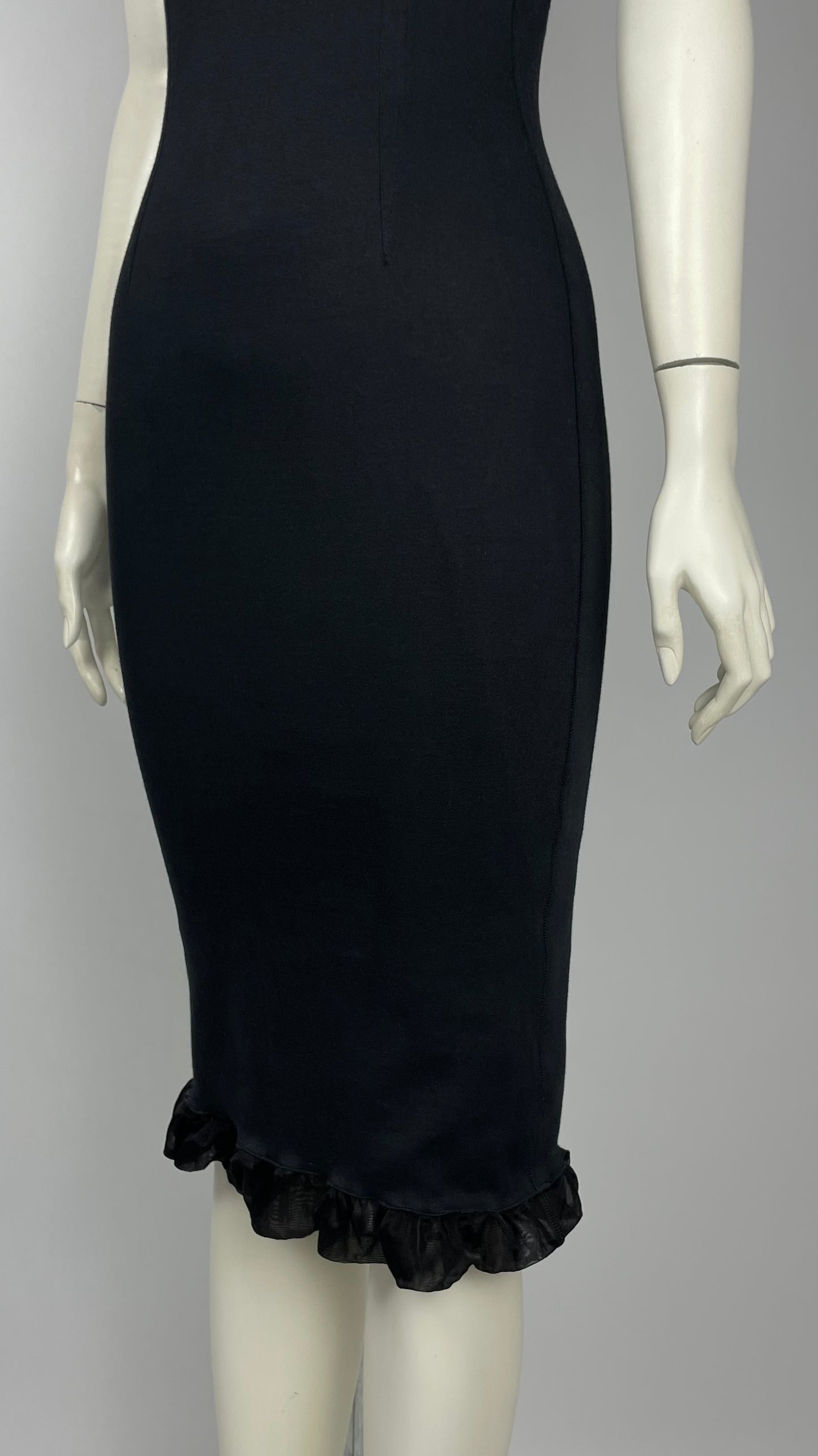 Dolce & Gabbana Early 1990’s  Sheath Double Layer Dress
