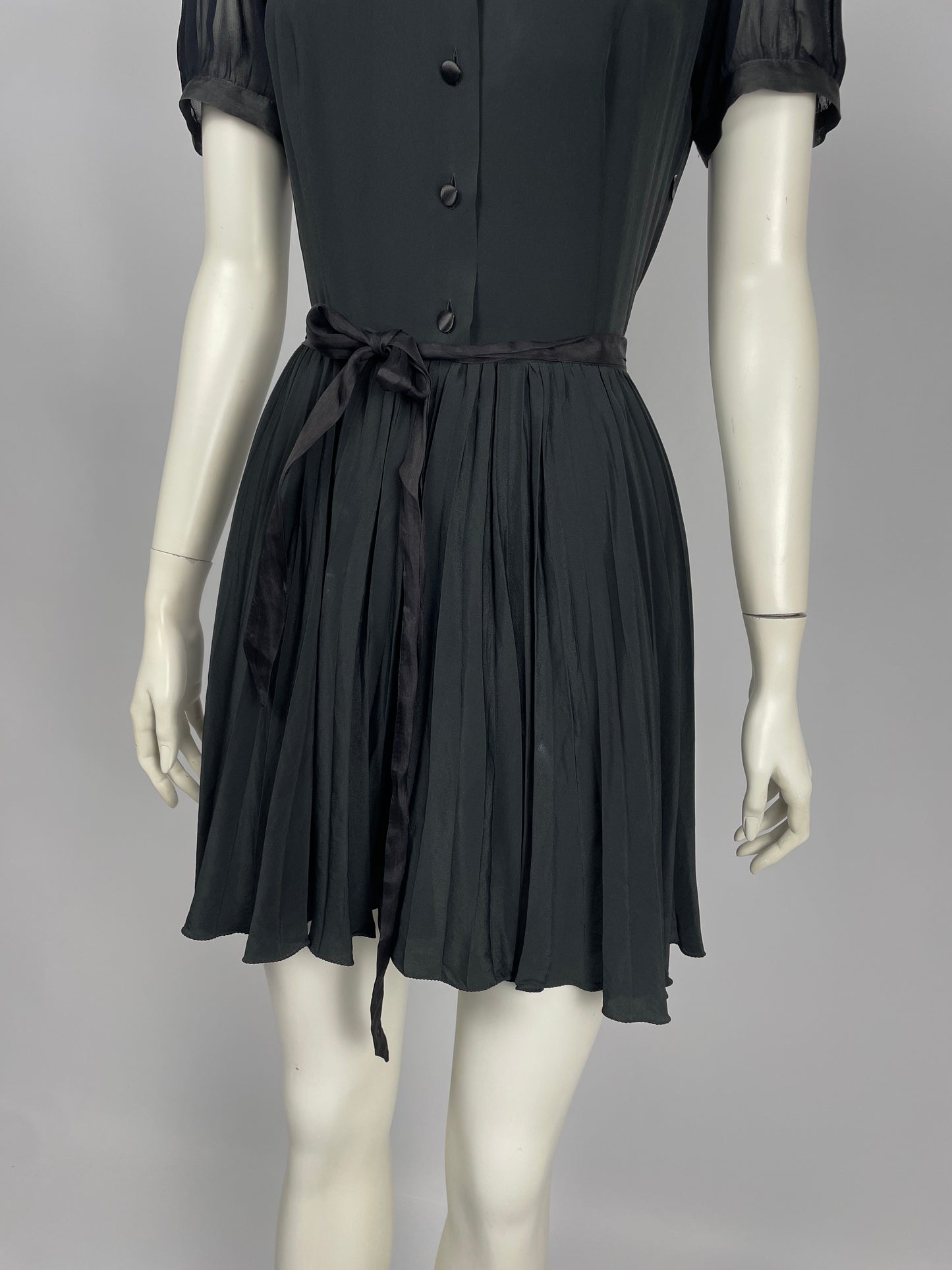 Blumarine 1990’s Tie mini dress.