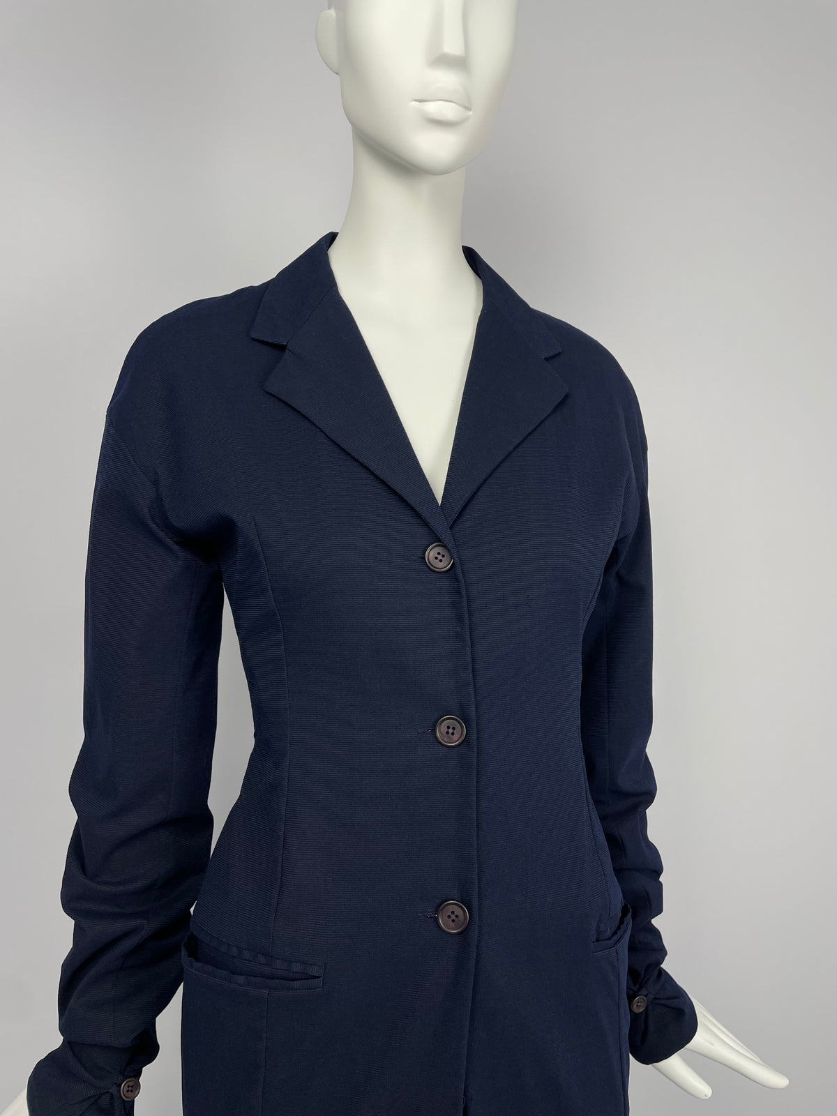 Dolce & Gabbana early 1990's Elastic corduroy coat