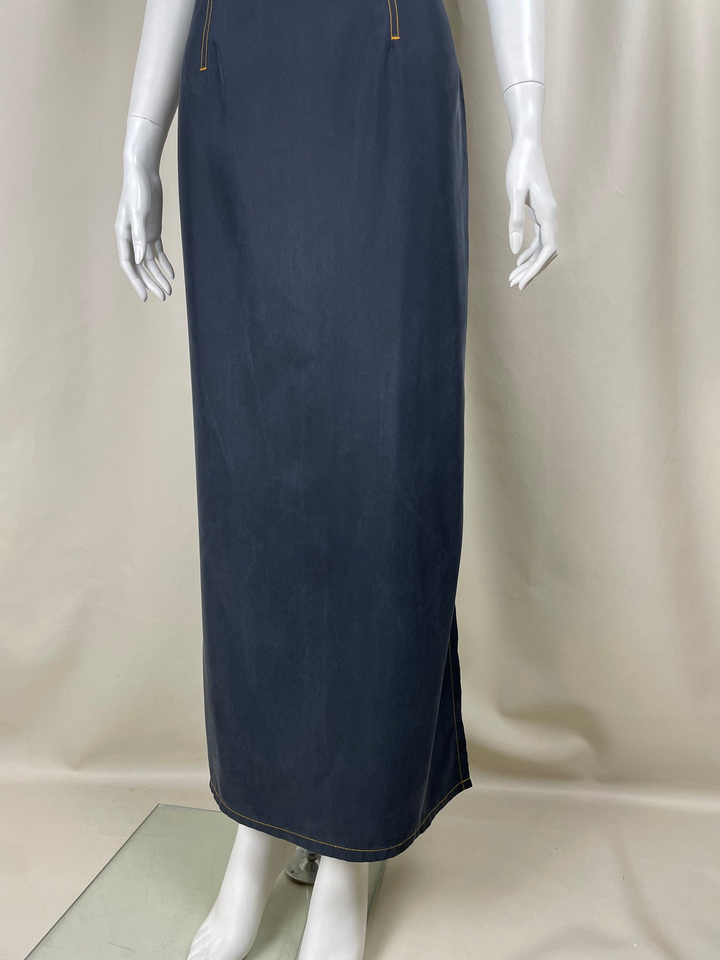 Jean Paul Gaultier Qipao Maxi Dress (M)