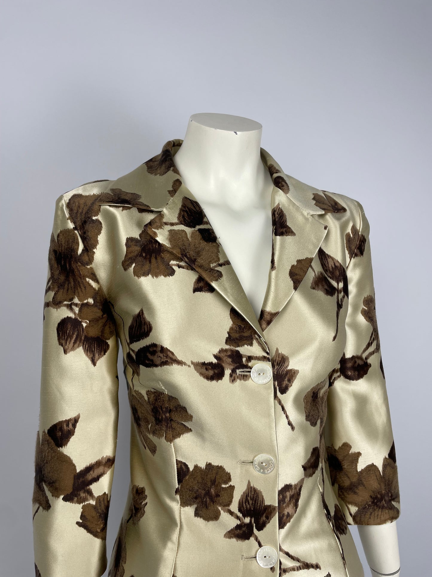Dolce gabbana S/S 1997 jacquard jacket