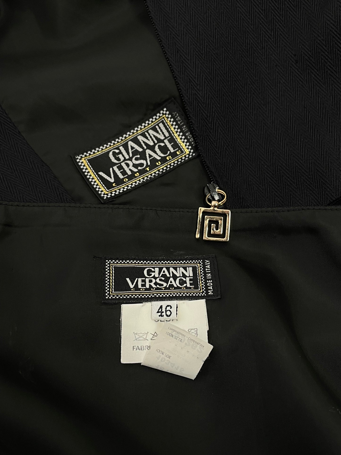 Gianni Versace Couture 1990’s Wool suit