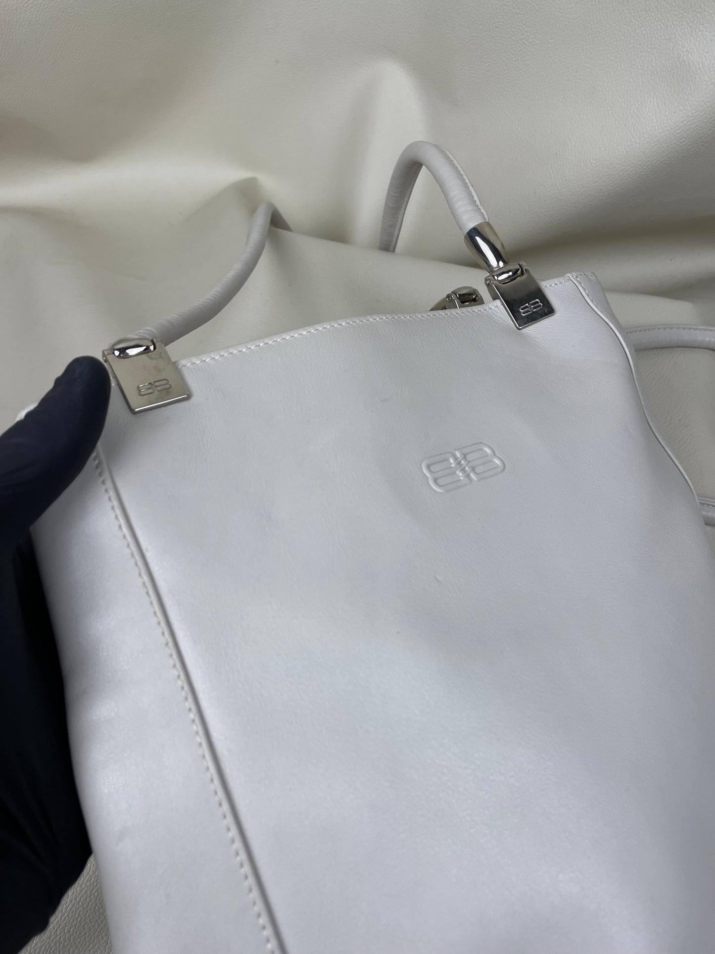 Balenciaga White Bag