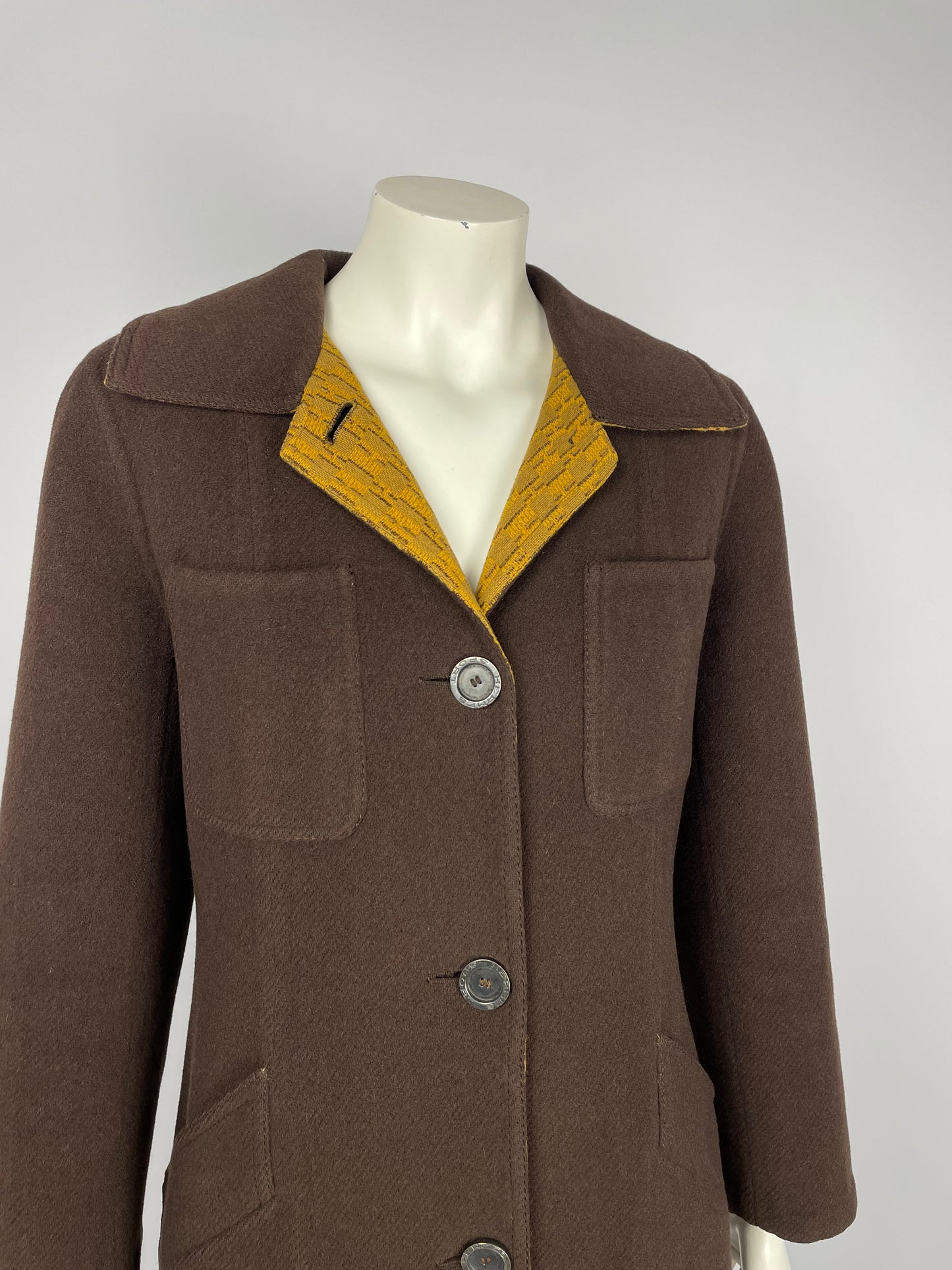 Hermès 1970’s Wool coat.
