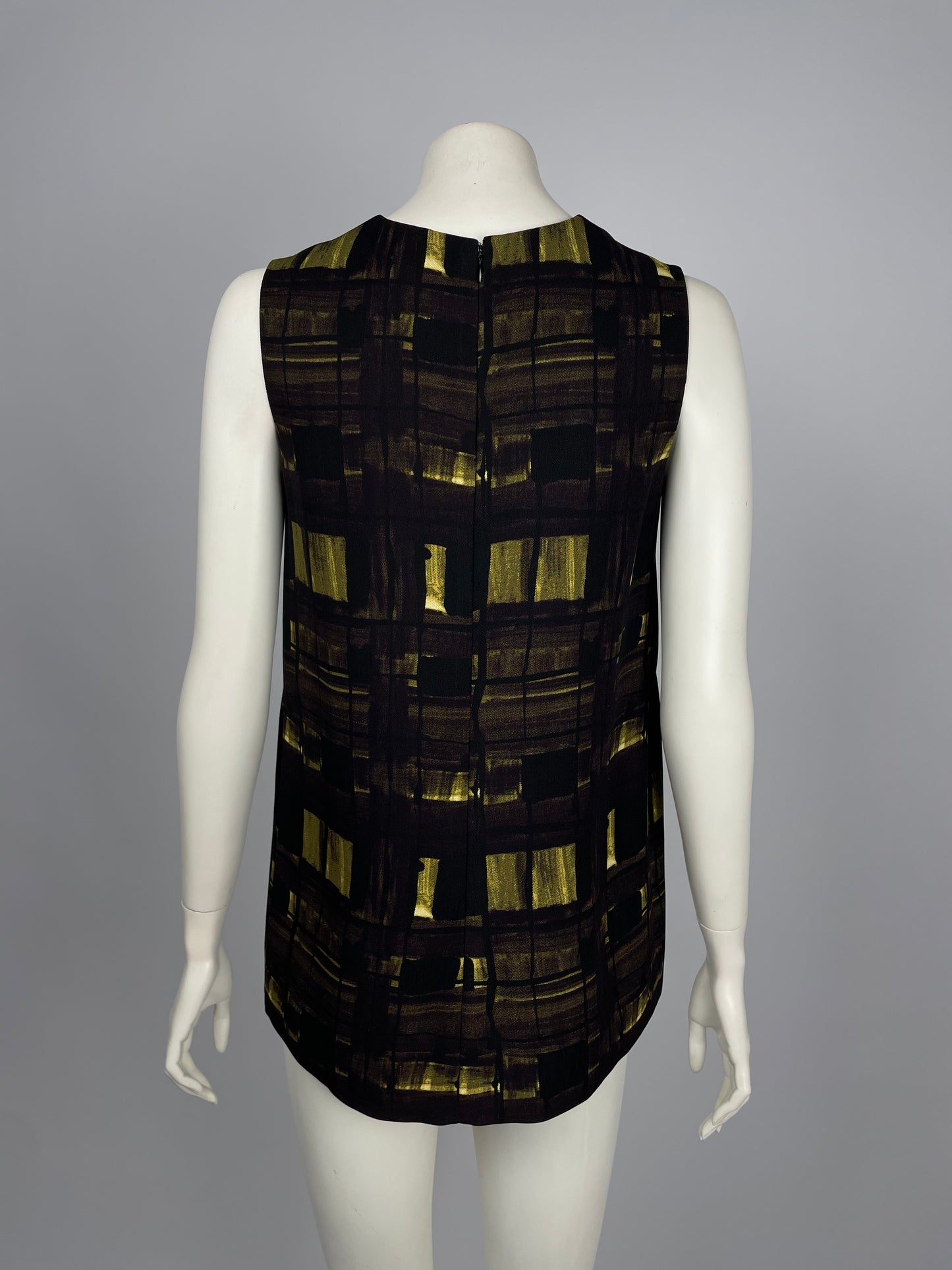 Prada F/W 2010 Squares print top.