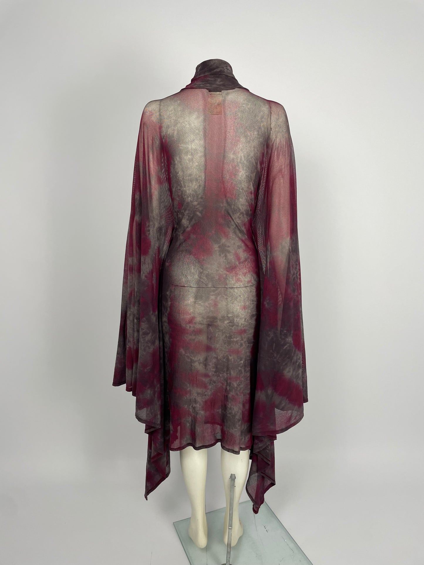 Plein Sud mesh cape dress