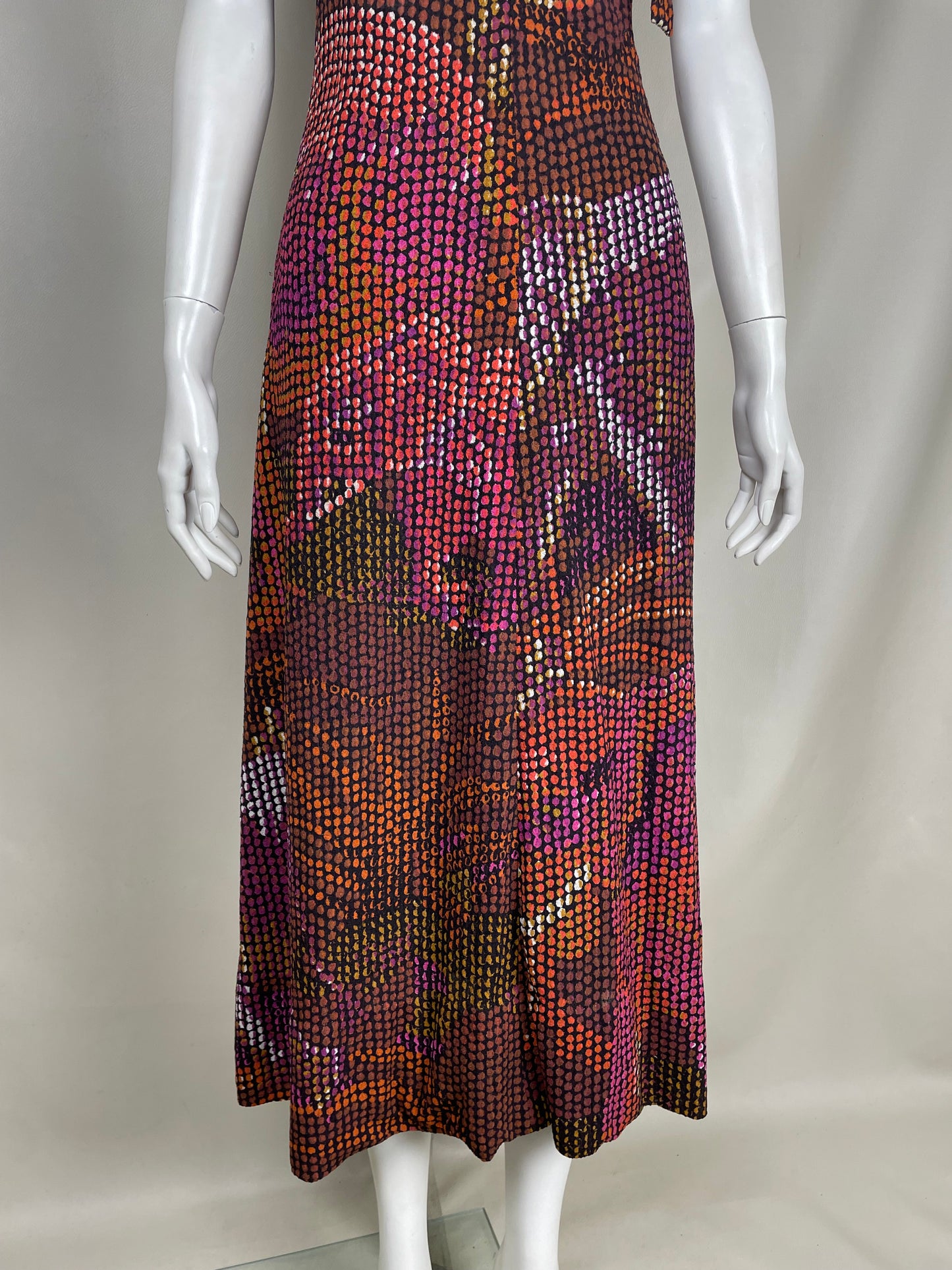 Miss Dior 1970’s Floral Dots Dress (M)