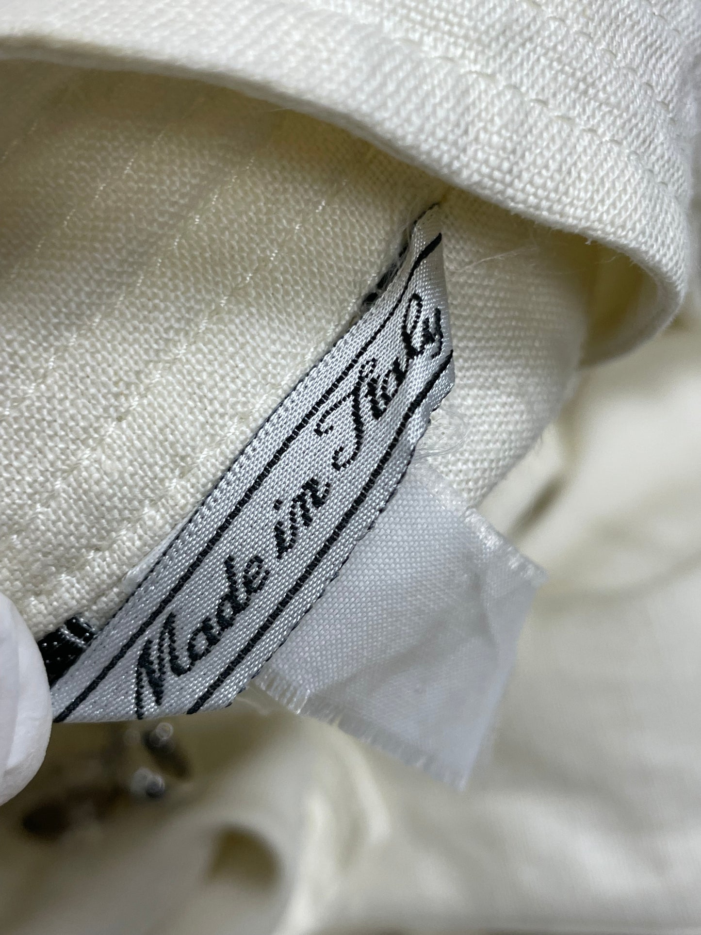 Gianni Versace 1990’s Linen Safari Coat