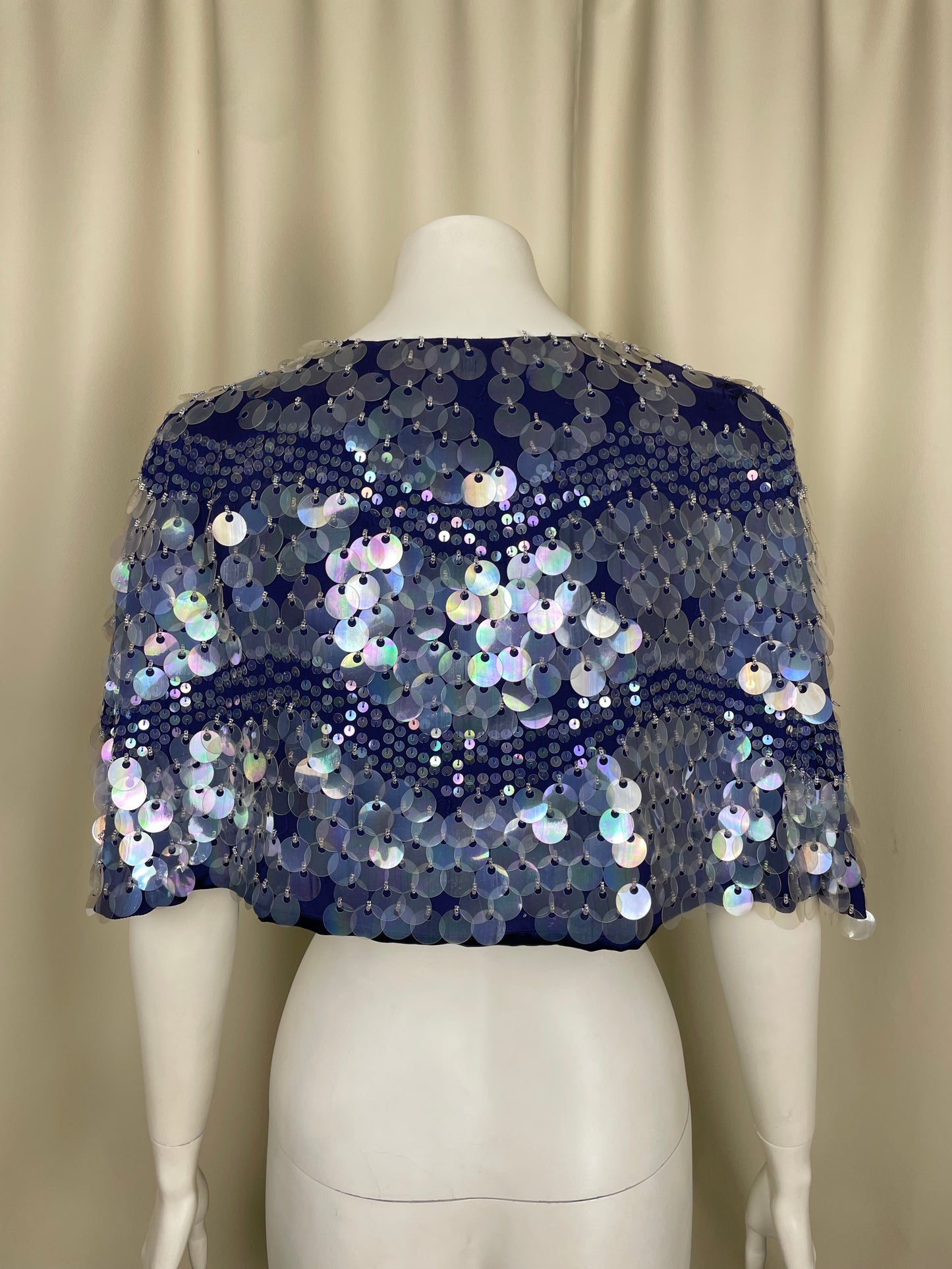 Armani 2000’s Sequin Cape (M)