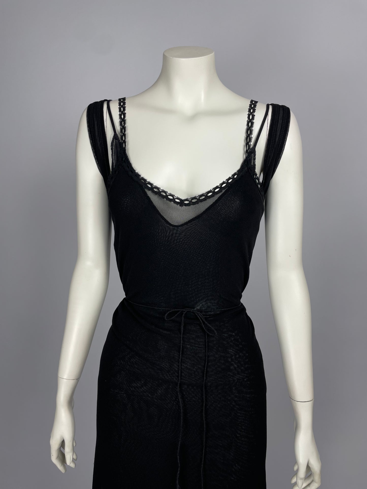Jean Paul Gaultier Mesh Maxi Dress